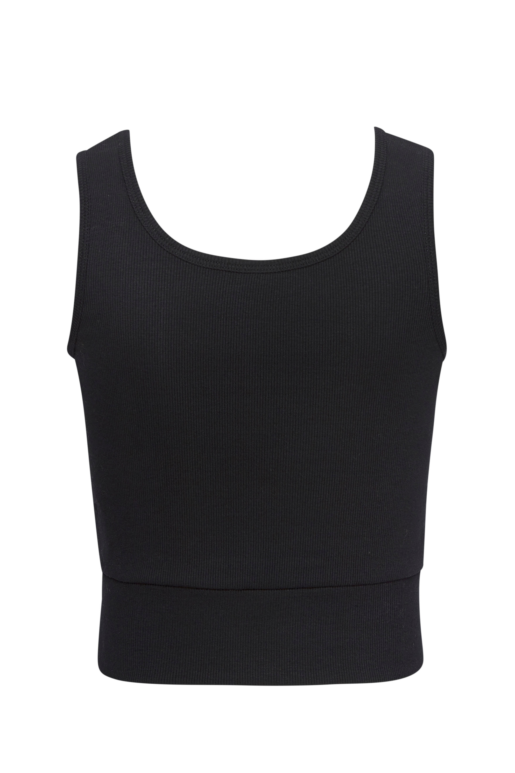 Buffalo Crop-Top, in Rippstruktur mit breitem Bund