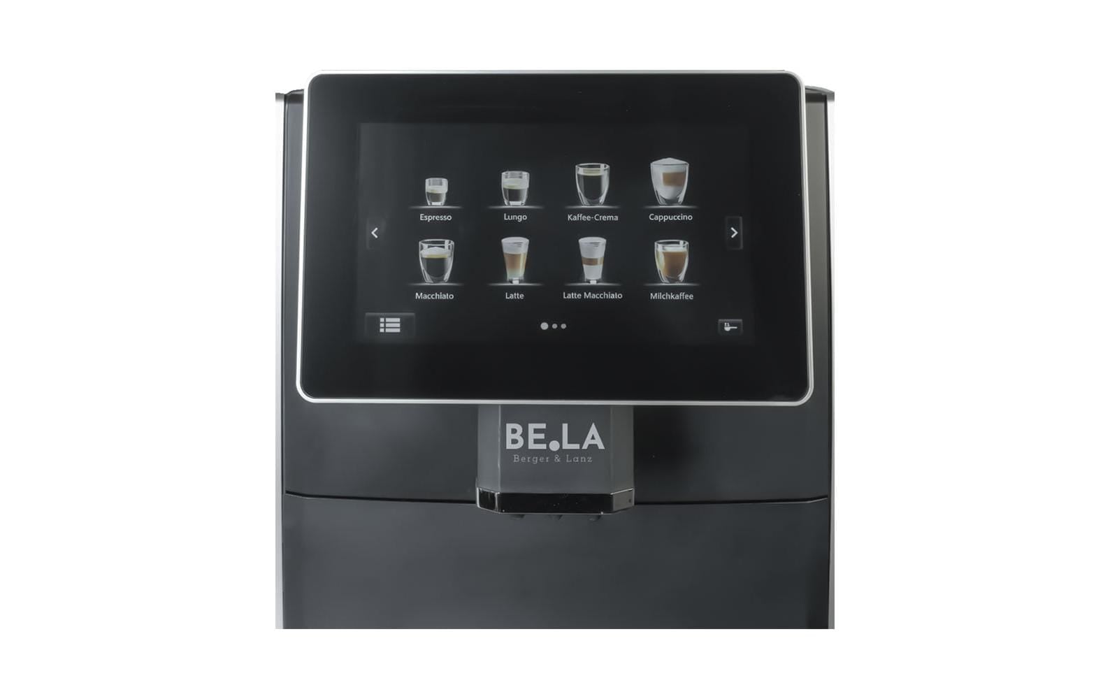   Machine à café automatique »Berger Lanz Mucho Gusto« Kaffeevollautomat mit 19 Bar und HD Touchdisplay