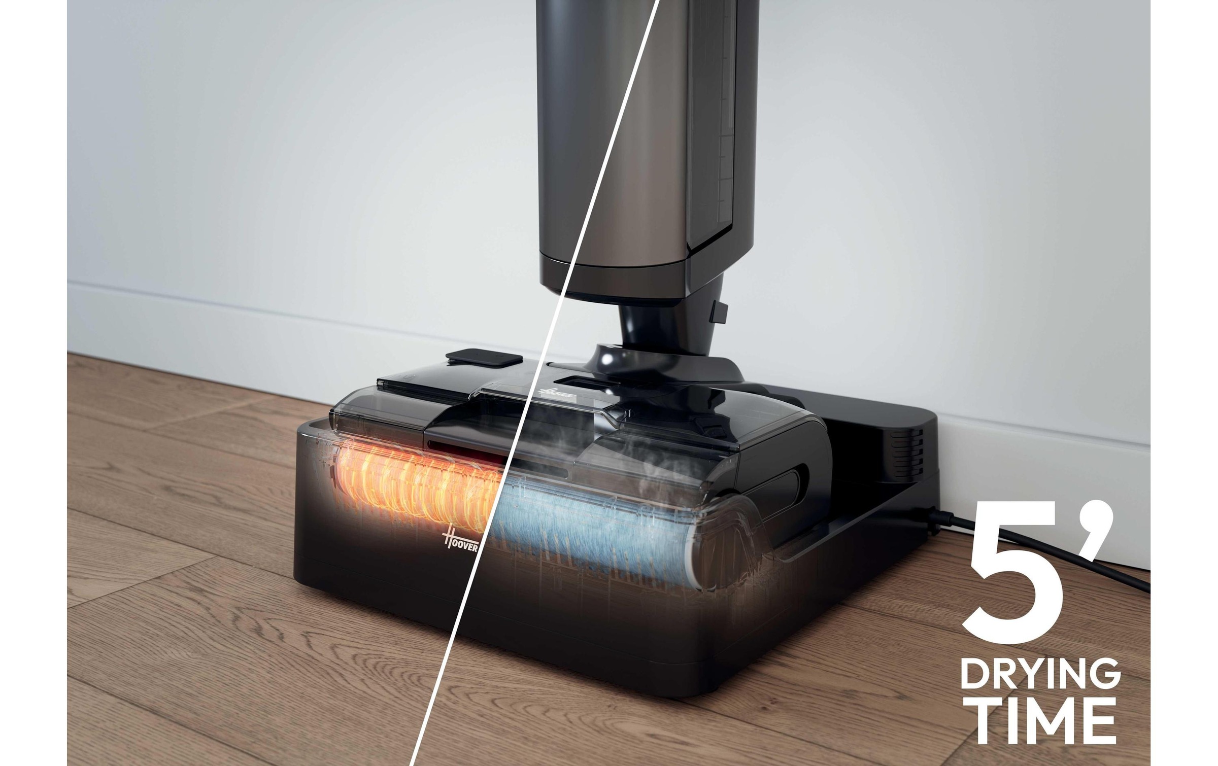 Hoover Nass-Trocken-Akkusauger »HW6 Ultra Clean HW600 11« Nass- und Trockensauger mit 20.000 Pa Saugkraft und LED-Display