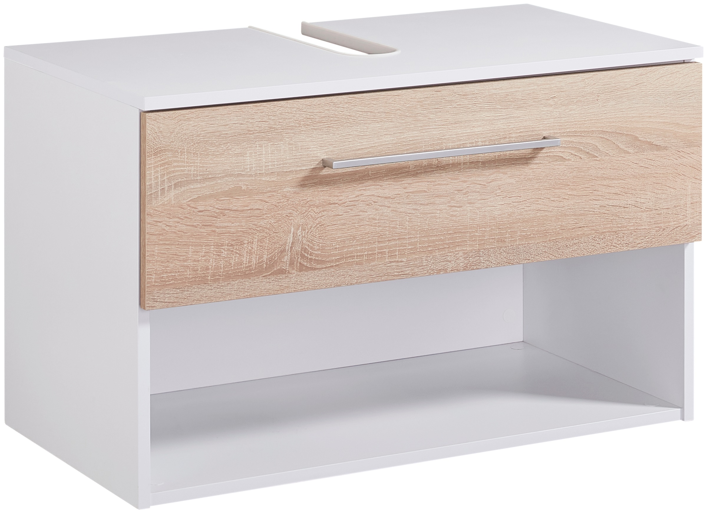 Image of welltime Waschbeckenunterschrank »Palermo«, mit Griffen aus gebürstetem Edelstahl bei Ackermann Versand Schweiz