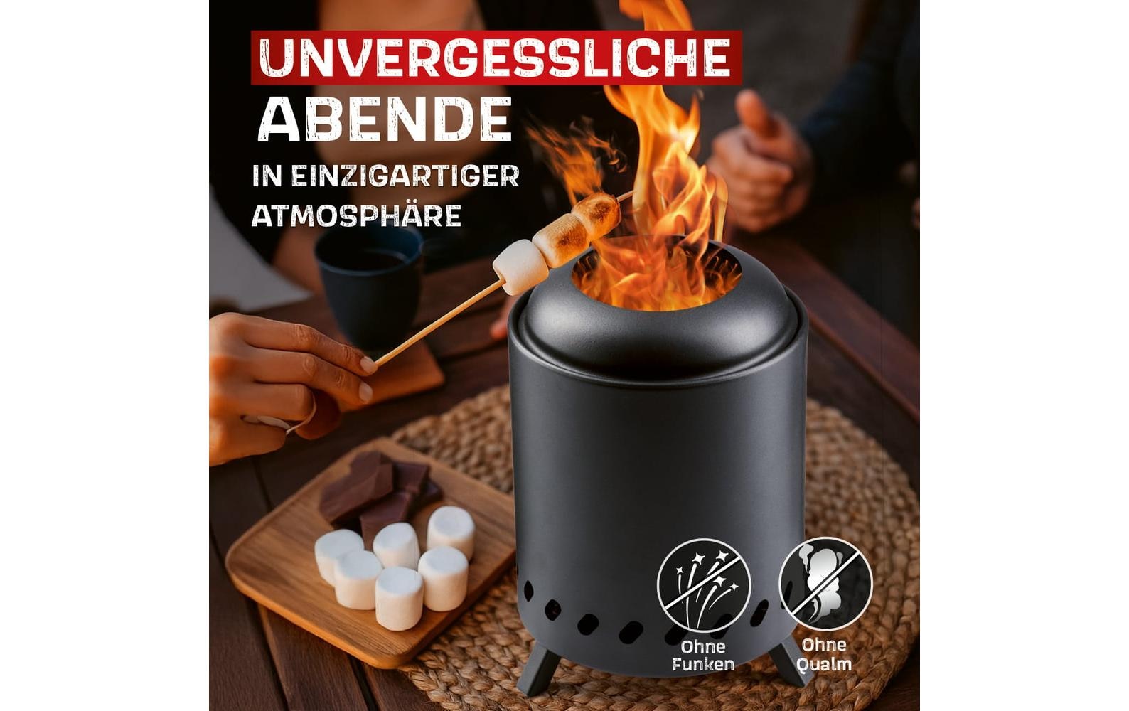 LANDMANN Panier à feu »raucharm – Ø 18 cm«