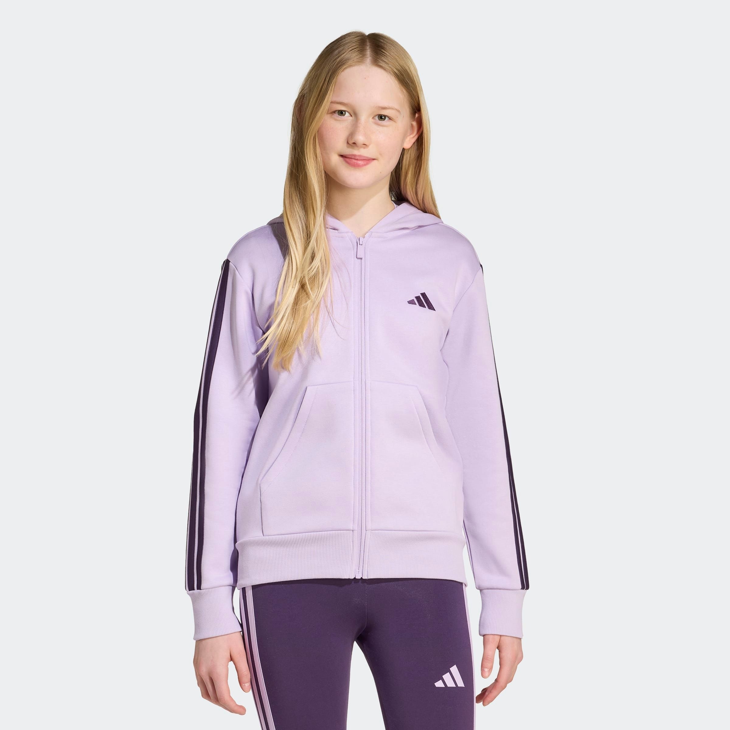 adidas Sportswear Kapuzensweatshirt »J 3S FL FZ HD«