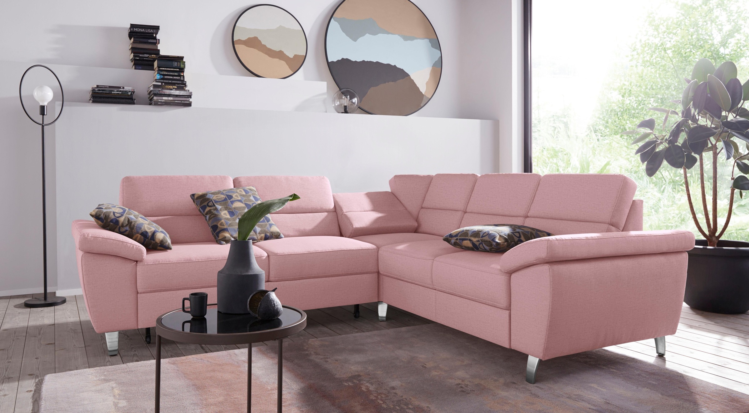 sit&more Ecksofa »Sorano L-Form«, wahlweise mit Bett- und Relaxfunktion, inkl. Bettkasten