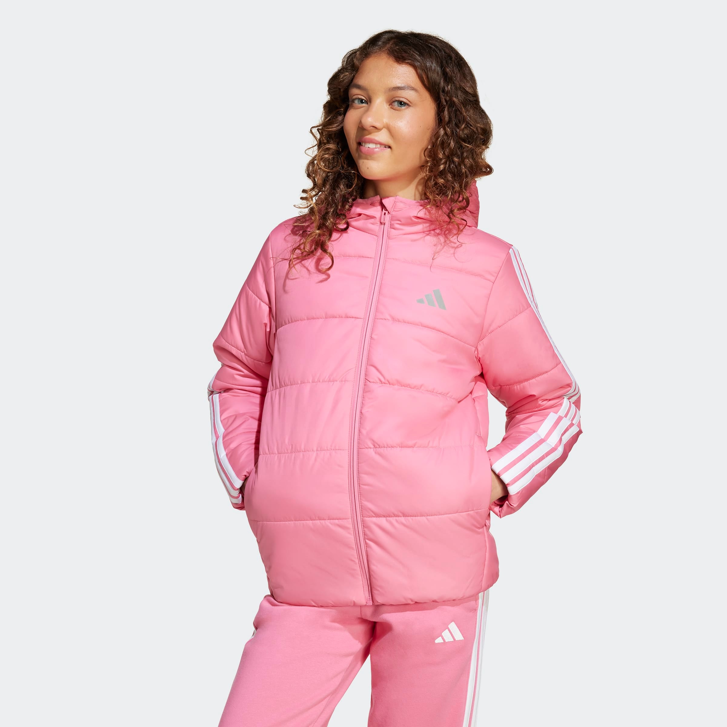 adidas Sportswear Veste d'hiver »ESSENTIALS 3-STREIFEN GEFÜTTERTE«
