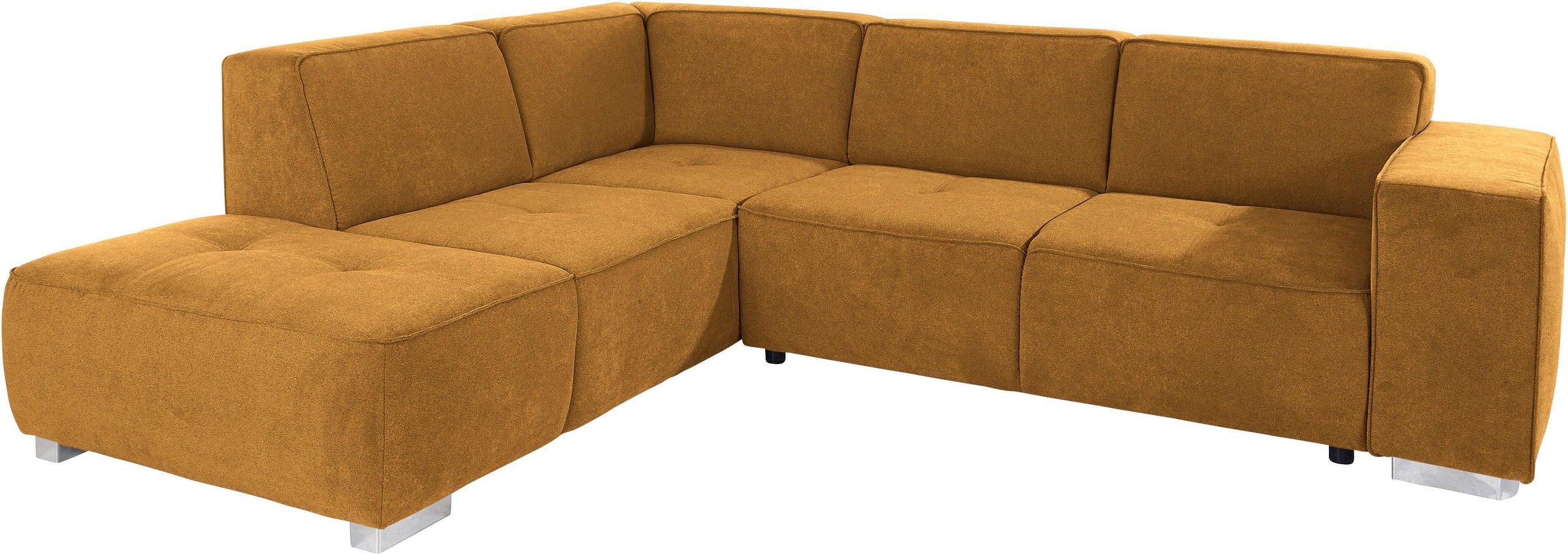 INOSIGN Ecksofa »Sapporo L-Form«, wahlweise Bettfunktion oder Sitztiefenverstellung, Federkern