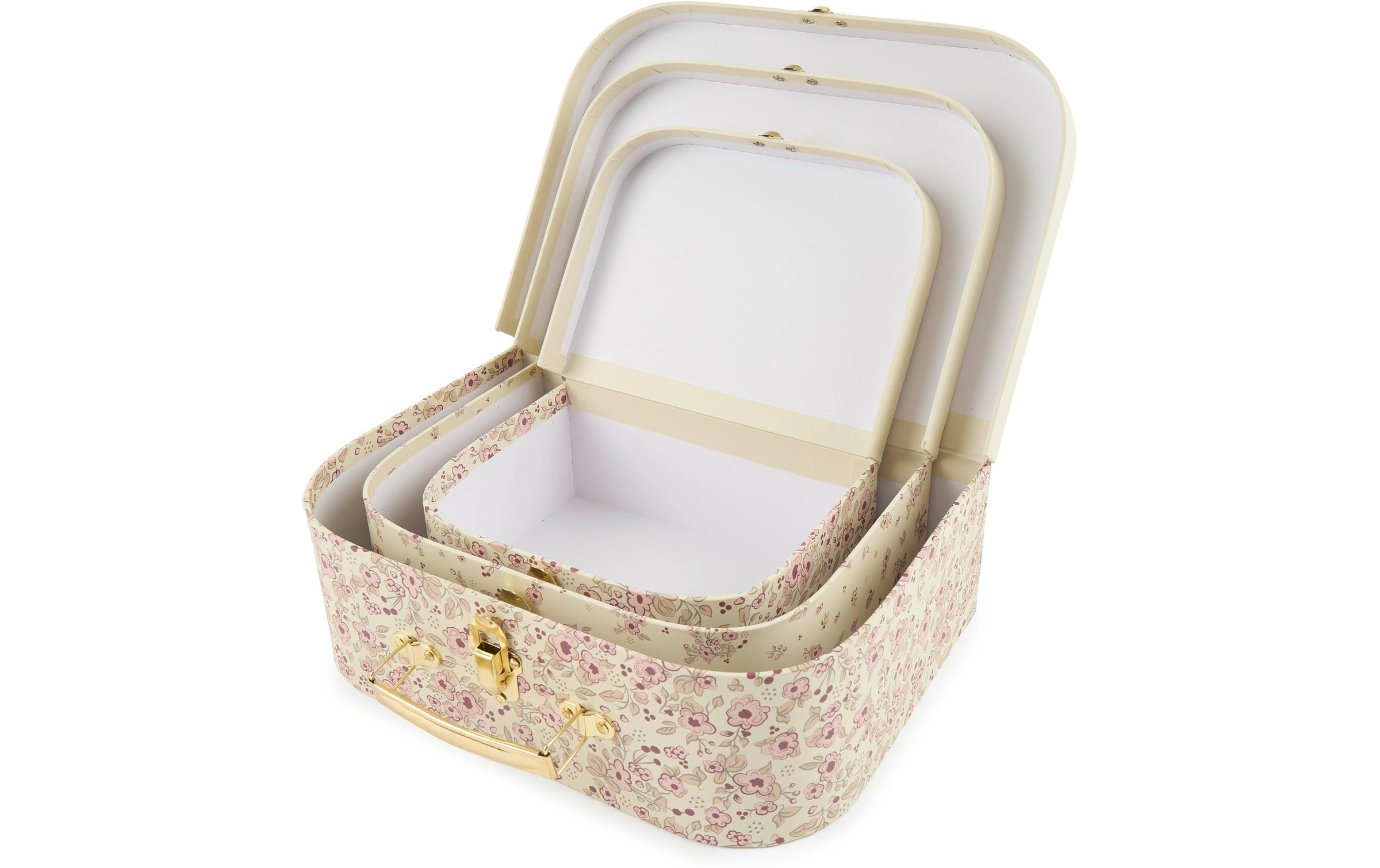 BIECO Spielwerkzeugkoffer »Ella vintage flowers 3er Set«
