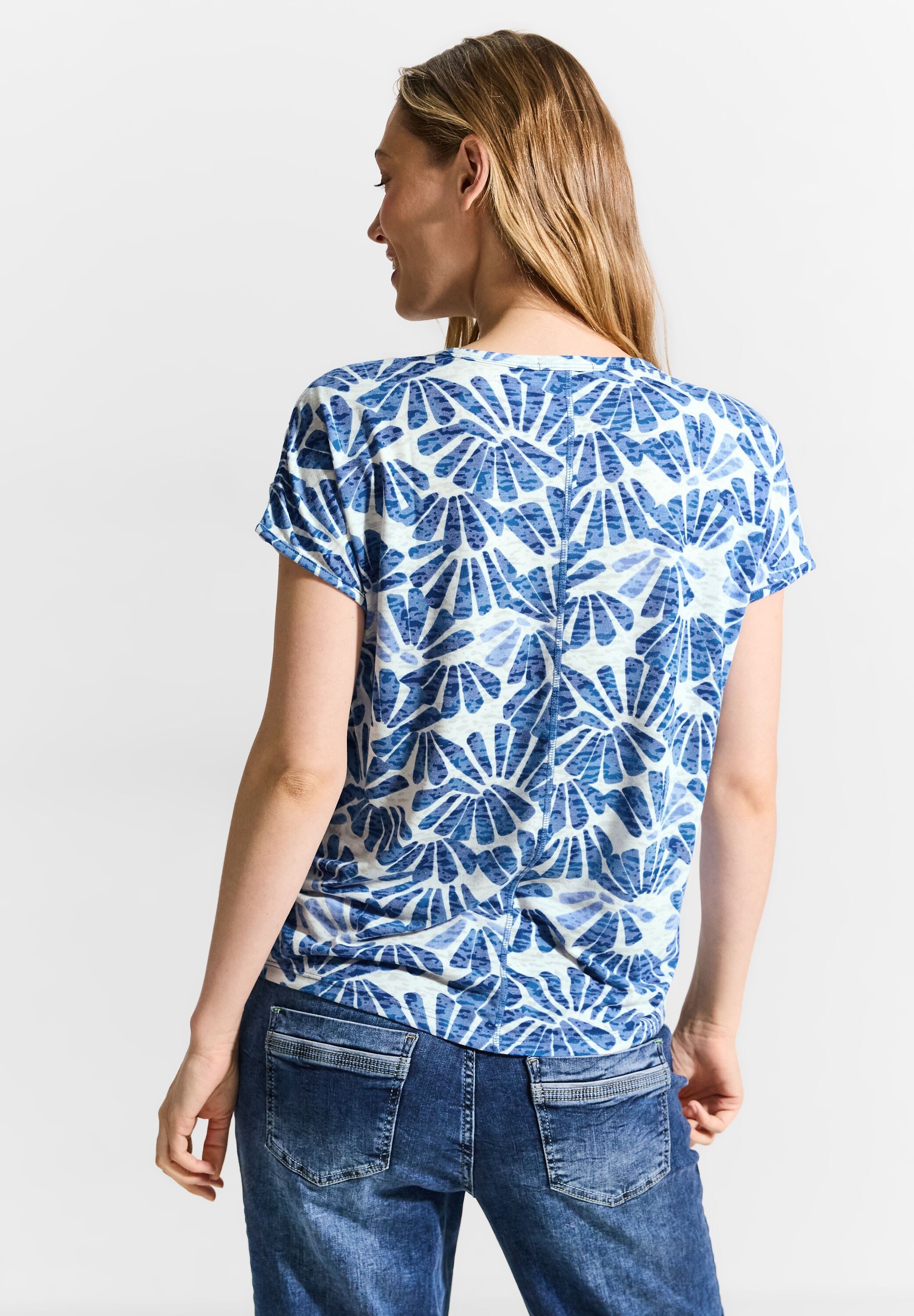 Cecil T-Shirt, mit All-Over Print