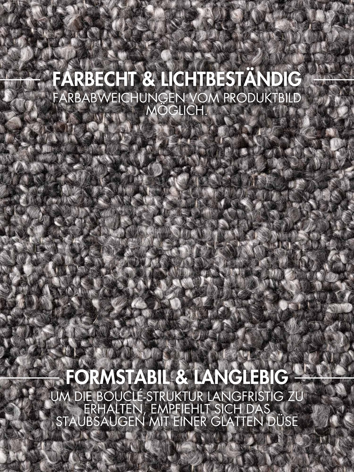 Ted Baker Teppich »Soft Bouclé Portobello , auch als Läufer« rechteckig 10 mm Höhe Woll-Optik, Bouclé Meliert, Wohnzimmer, Esszimmer, Schlafzimmer, Flur