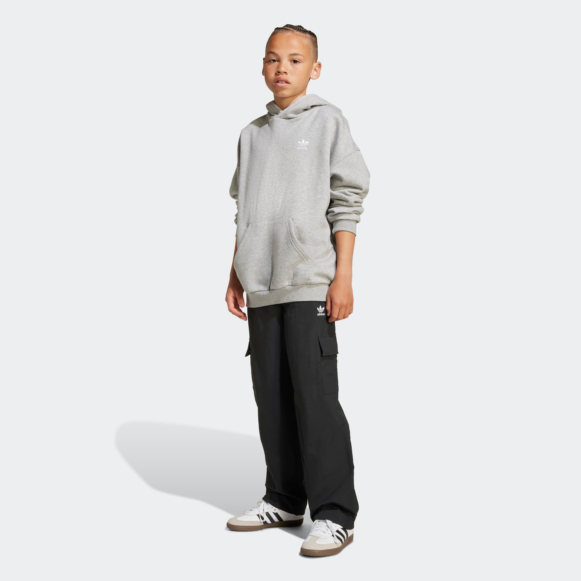 adidas Originals Kapuzensweatshirt »KIDS FLEECE-HOODIE, LOCKER GESCHNITTEN«
