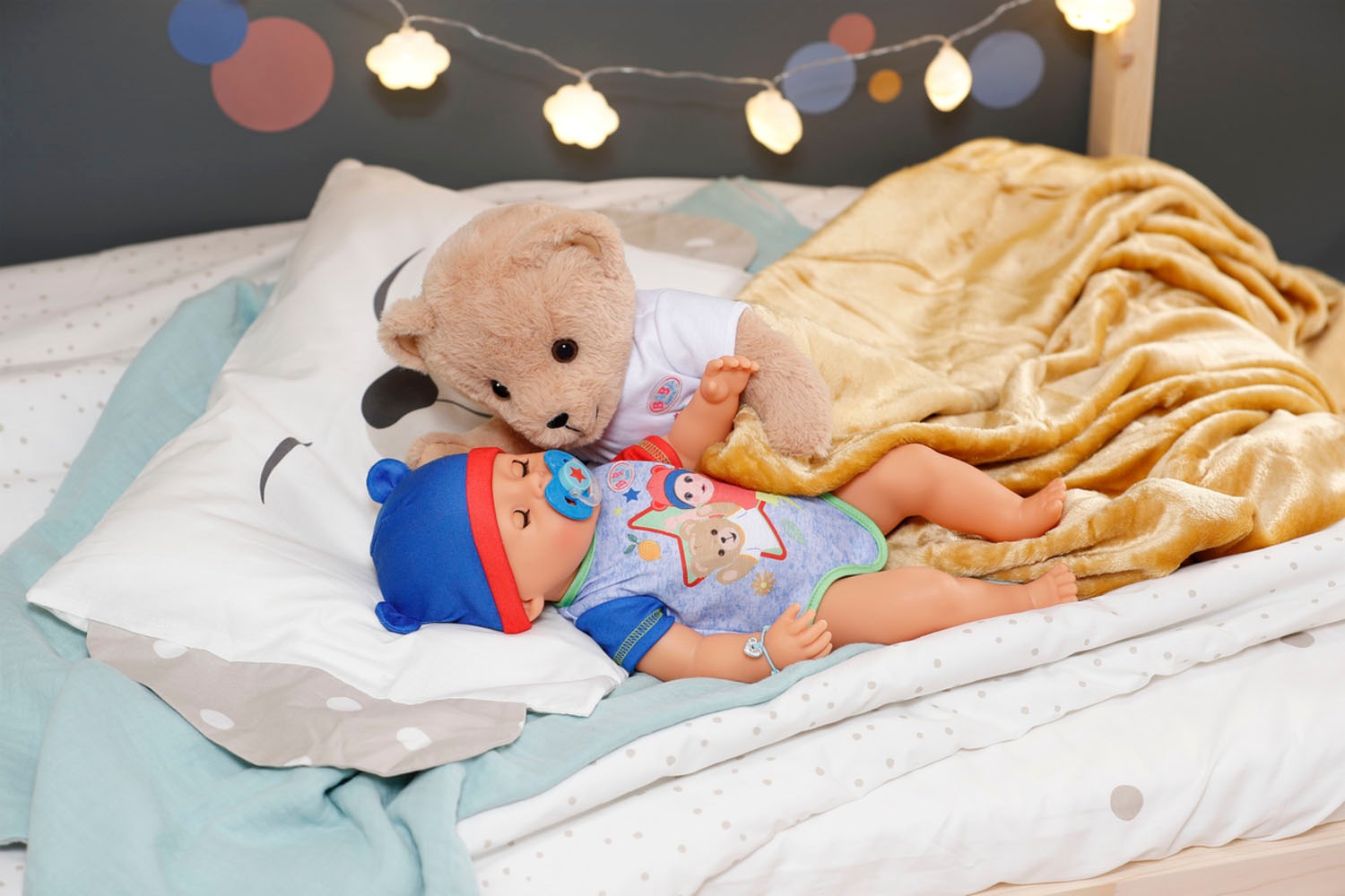 Baby Born Babypuppe »Jonas, 43 cm« mit 10 lebensechten Funktionen