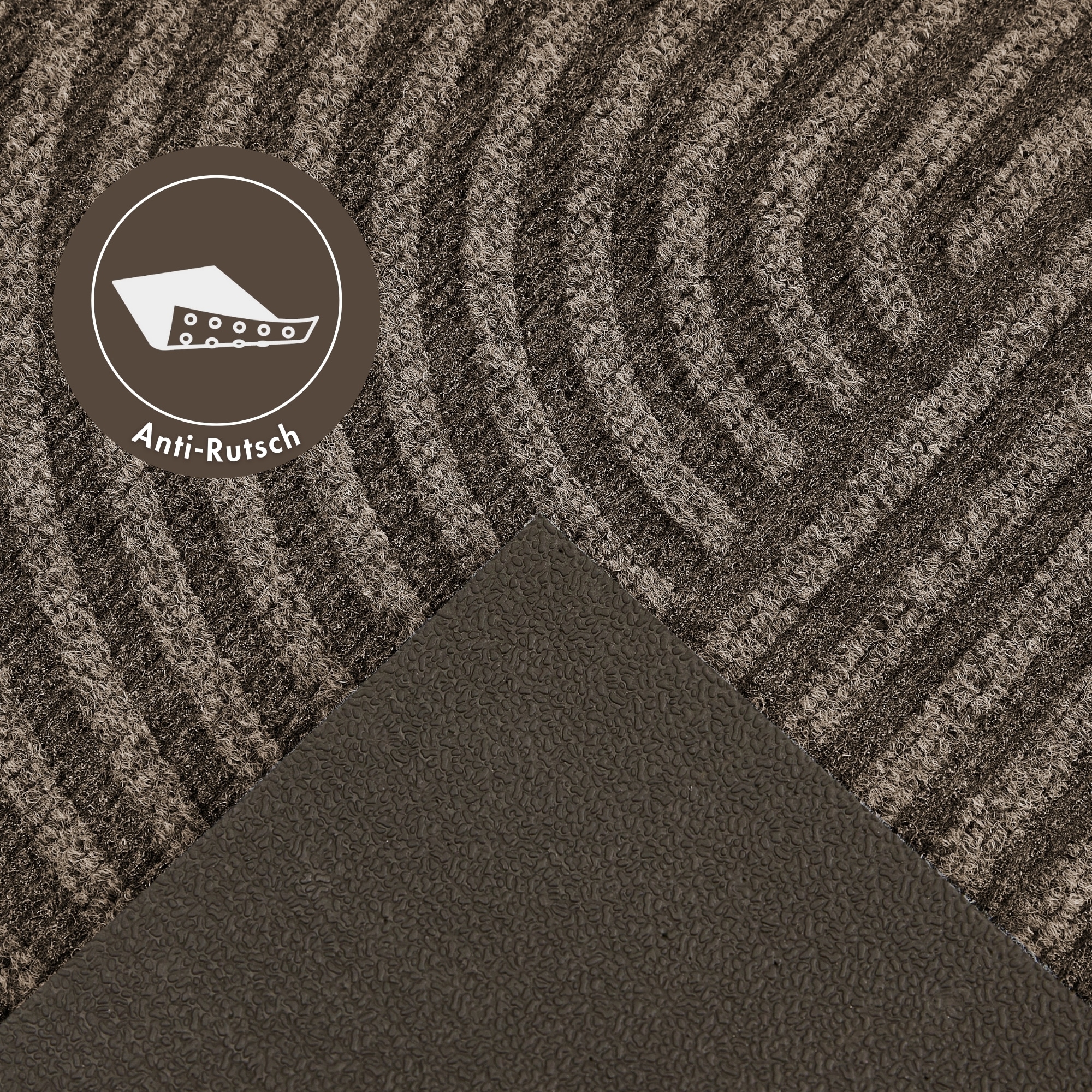 Andiamo Fussmatte »Yukon« rechteckig 6 mm Höhe Schmutzfangmatte, modernes Design, robust, waschbar, rutschhemmend