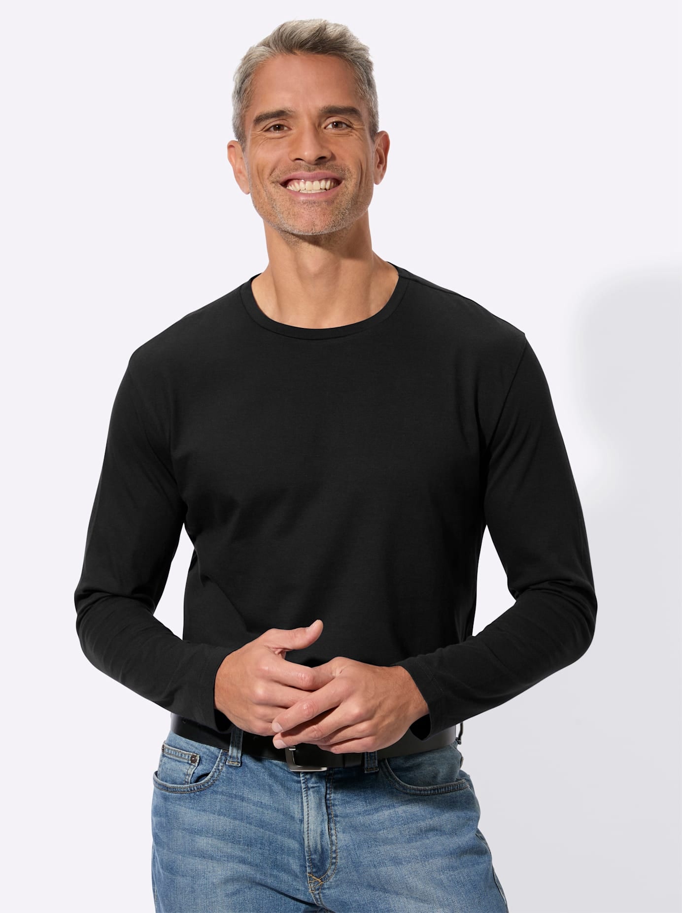   Langarmshirt »Rundhals-Shirt« 1