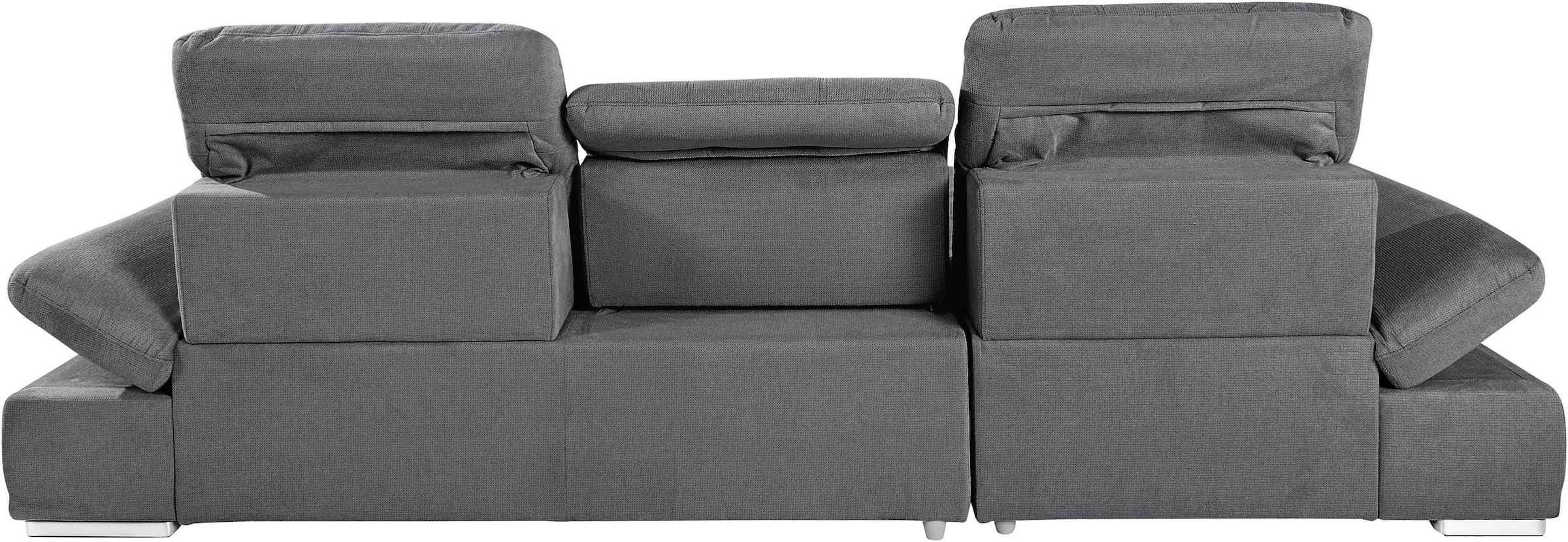COTTA Ecksofa »Holiday L-Form mit Sitztiefen-, Armteil- und Kopfteilverstellung«, wahlweise mit Bettfunktion & Bettkasten