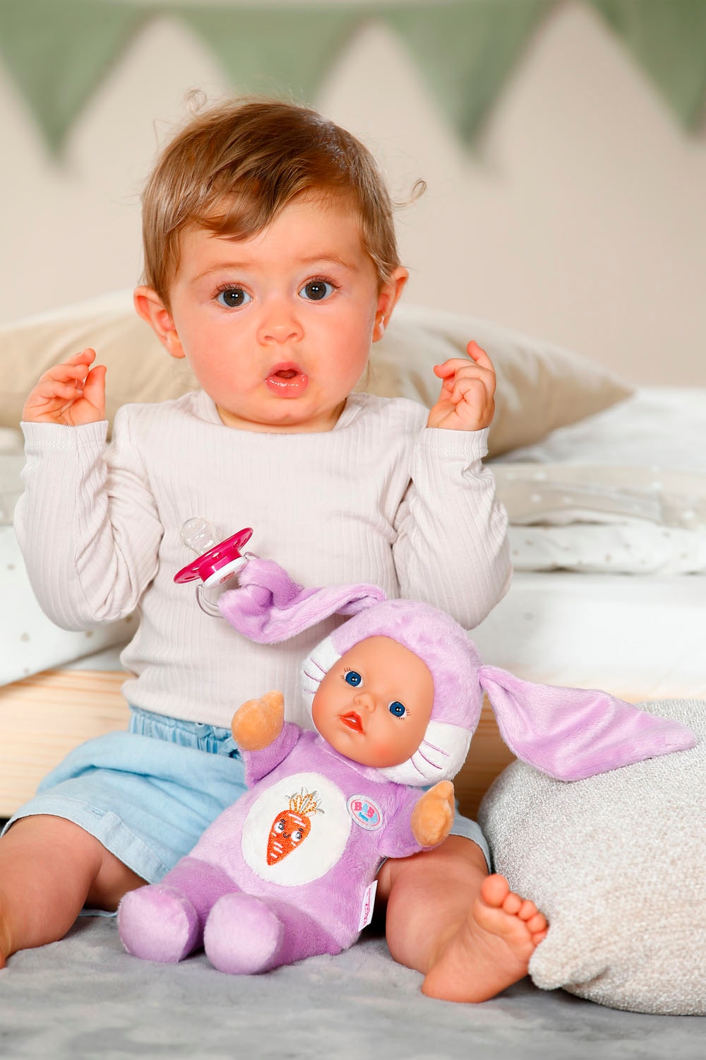 Baby Born Plüschfigur »BABY born for babies, Funny Hase 26 cm«