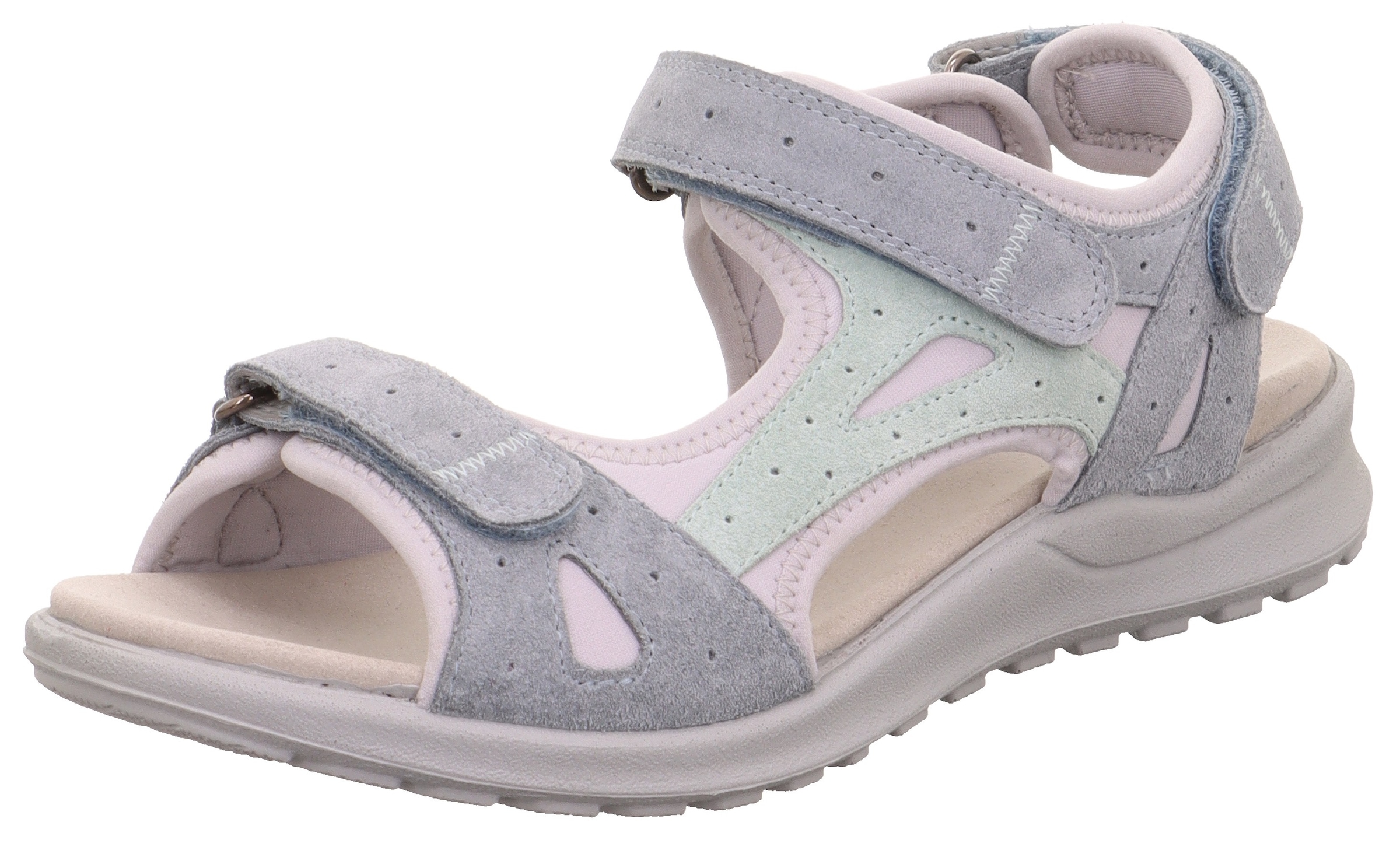 Image of Legero Riemchensandale "Siris", Sommerschuh, Sandalette, Keilabsatz, in toller Farbkombi
