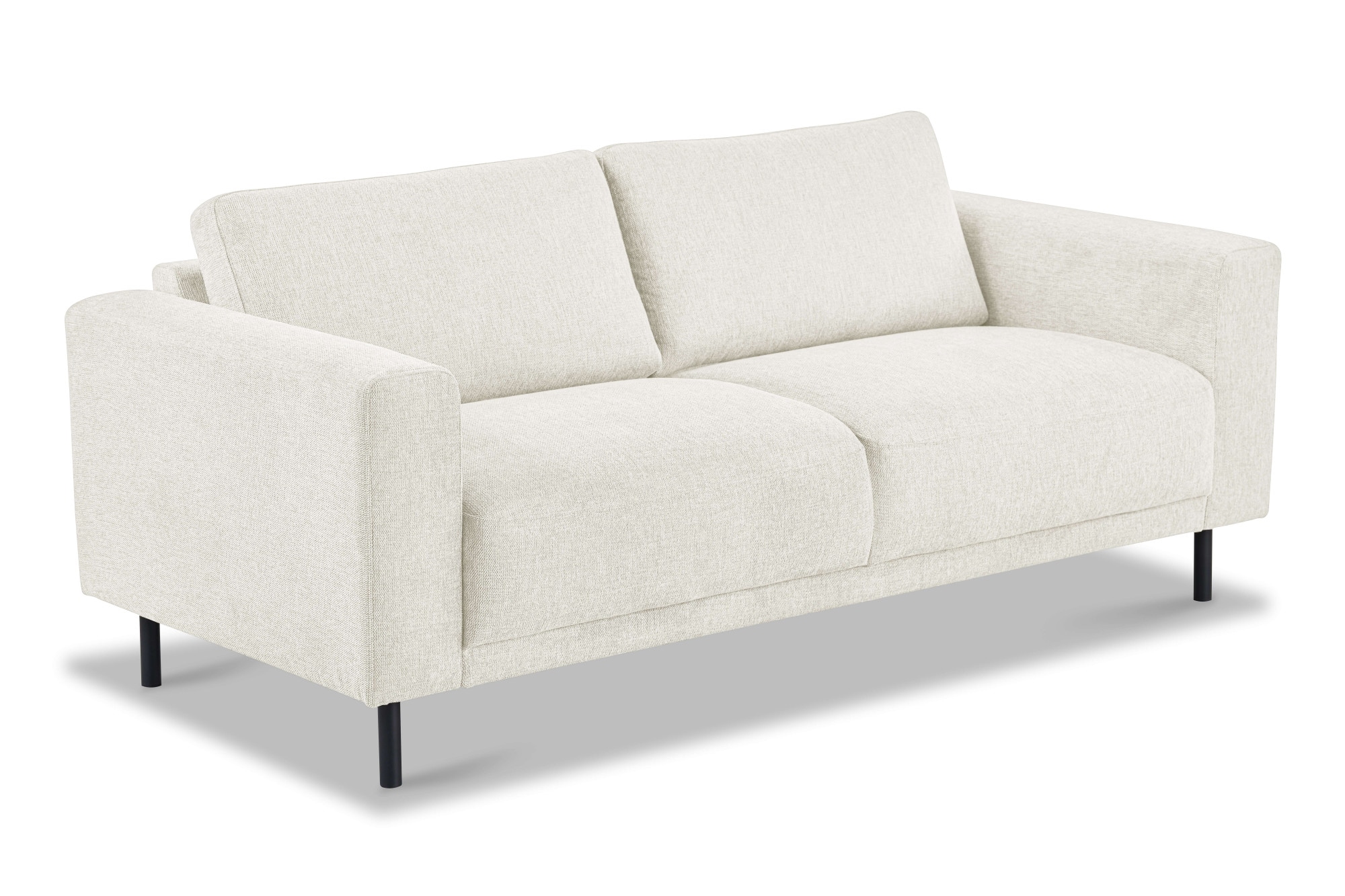 GOODproduct 2,5-Sitzer »Sveeva, Kompaktsofa, B.183 cm, schwarze Metallfüsse« langlebiger Webstoff, mit Wellenunterfederung, viele Farben