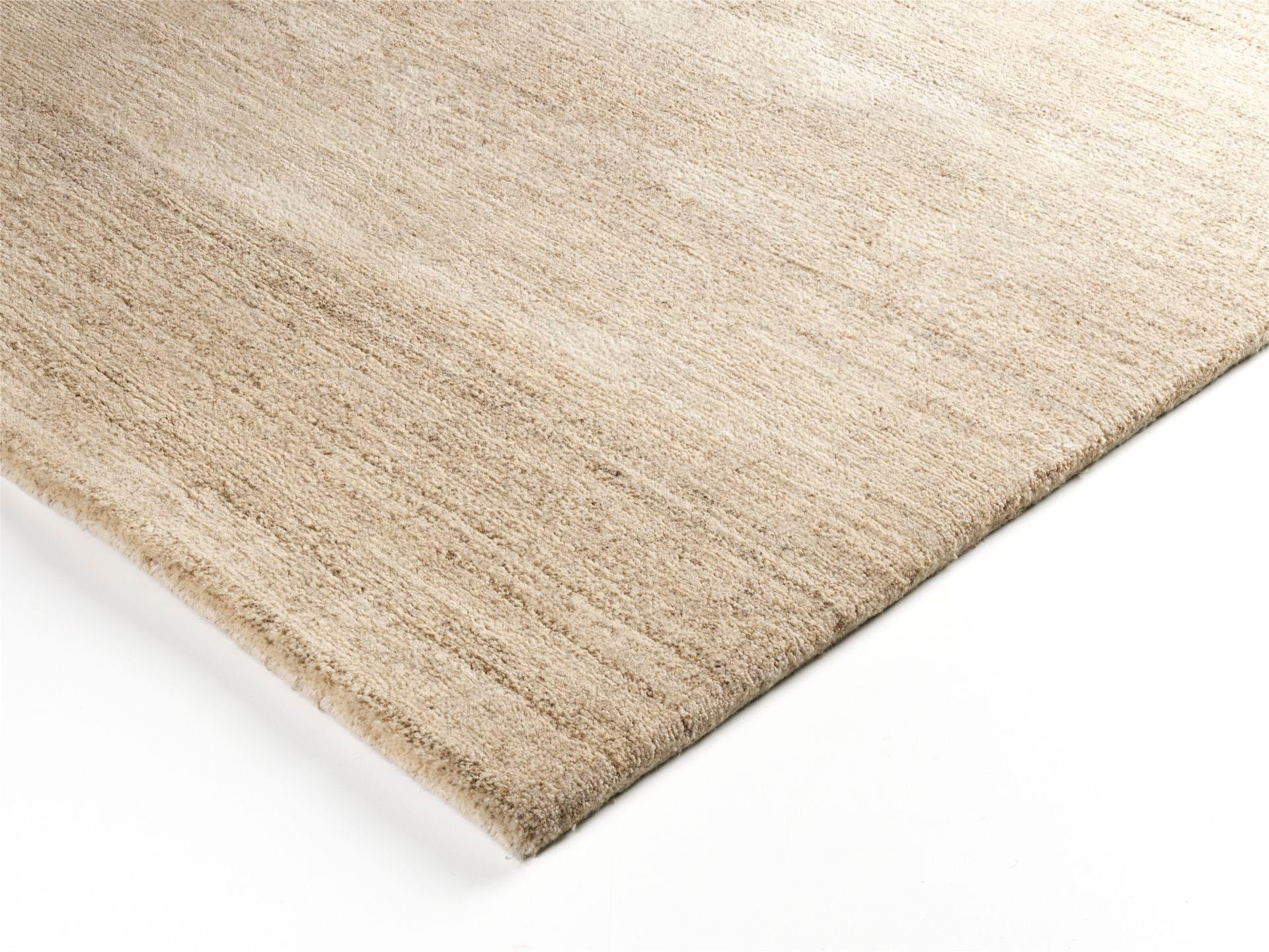 OCI DIE TEPPICHMARKE Tapis d'Orient »Davina Uni« Rectangulaire 20 mm Höhe handgeknüpft, echter Nepal Wollteppich, Wohnzimmer