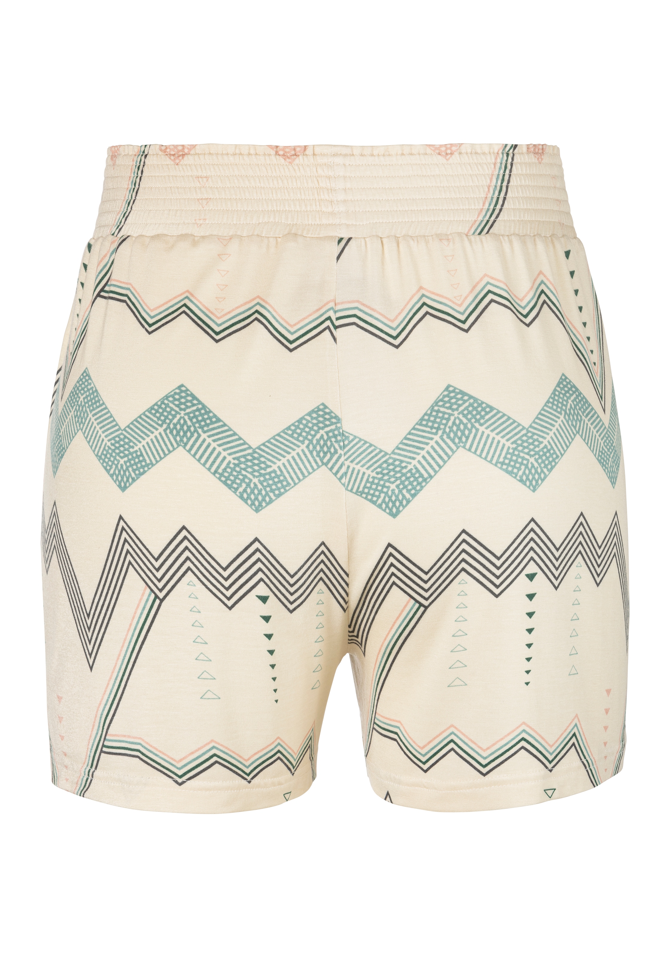 LASCANA Pyjamashorts  mit grafischem Zick-Zack Muster