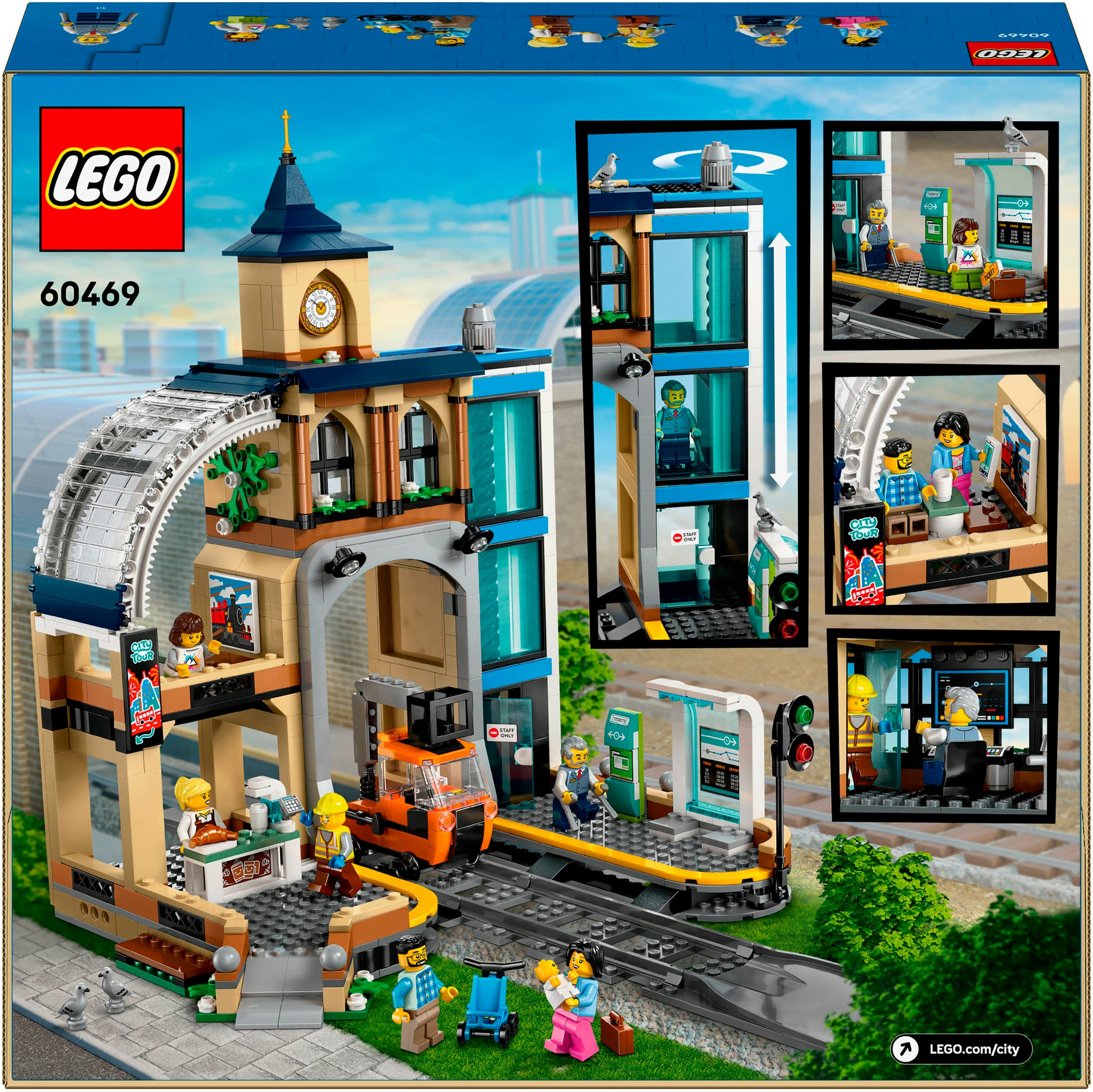 LEGO® Pions de construction »Hauptbahnhof (60469), LEGO City« Made in Europe