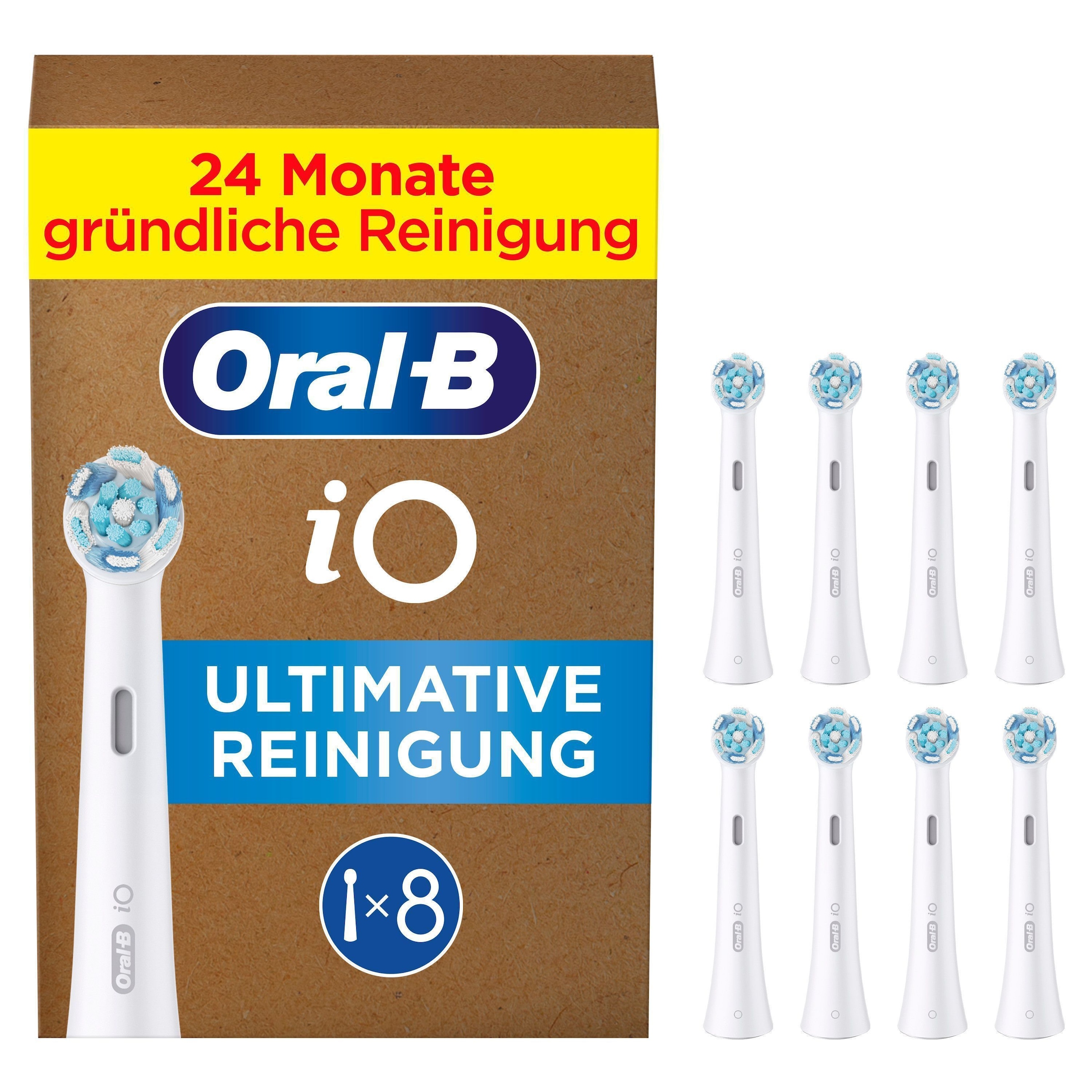 Oral-B Aufsteckbürsten »iO Ultimative Reinigung« Original Aufsteckbürsten für elektrische Oral-B iO Zahnbürsten