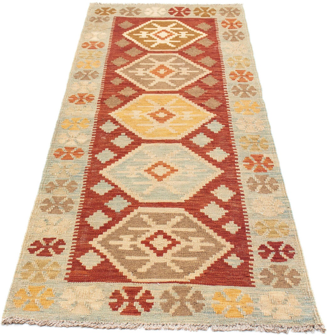 Image of morgenland Läufer »Kelim Medaillon Beige 203 x 70 cm«, rechteckig, 0,4 mm Höhe, OrientOptik bei Ackermann Versand Schweiz