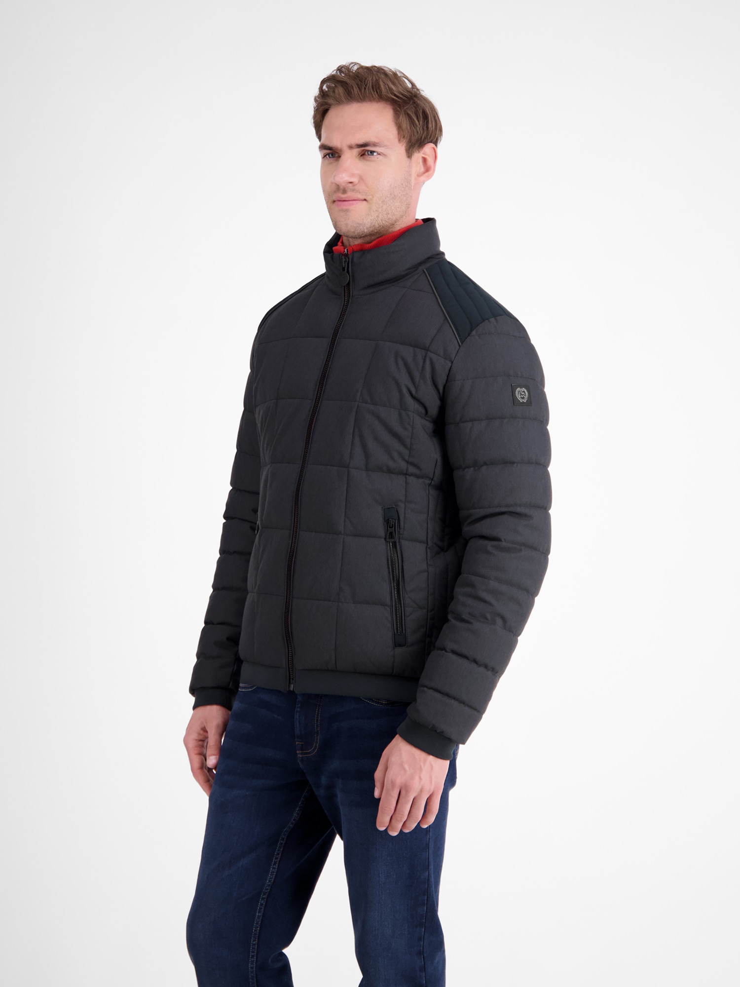 LERROS Steppjacke »Steppjacke in Woll-Optik« ohne Kapuze