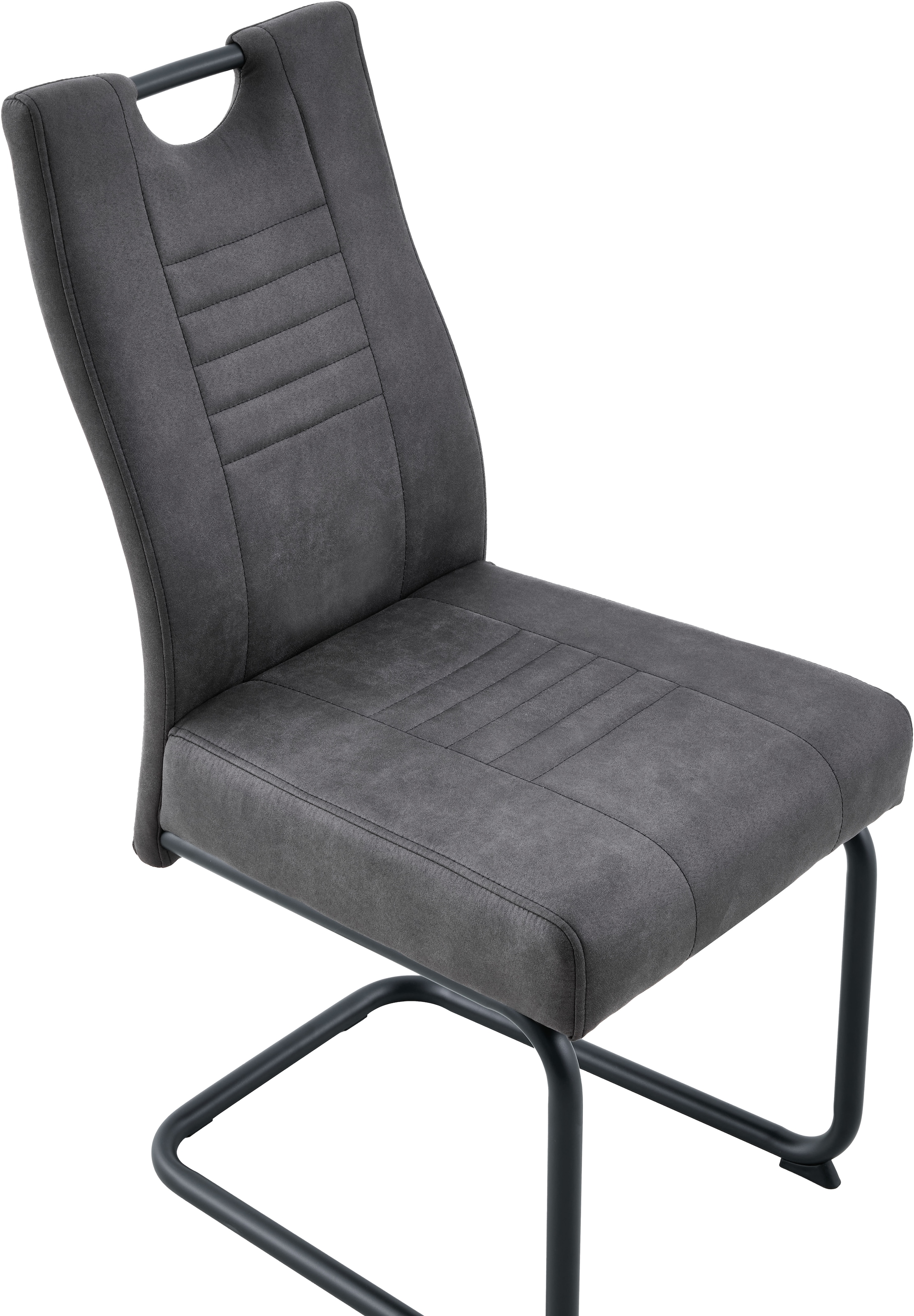 GOODproduct Chaise cantilever »Altona« (Set) 2 cuisFederkern und Griff, 140 Kg Belastbarkeit, 2er und 6er Set