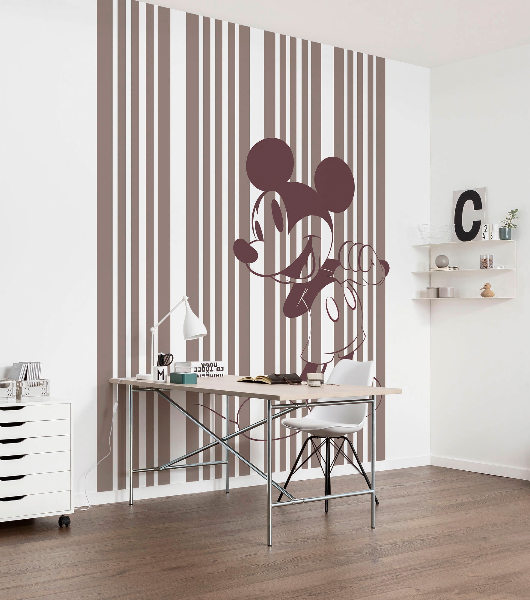 Komar Vliestapete »Digitaldruck Vlies -  Mickey Tone-on-Tone - Grösse 200 x 250 cm« bedruckt glatt Kinderzimmer