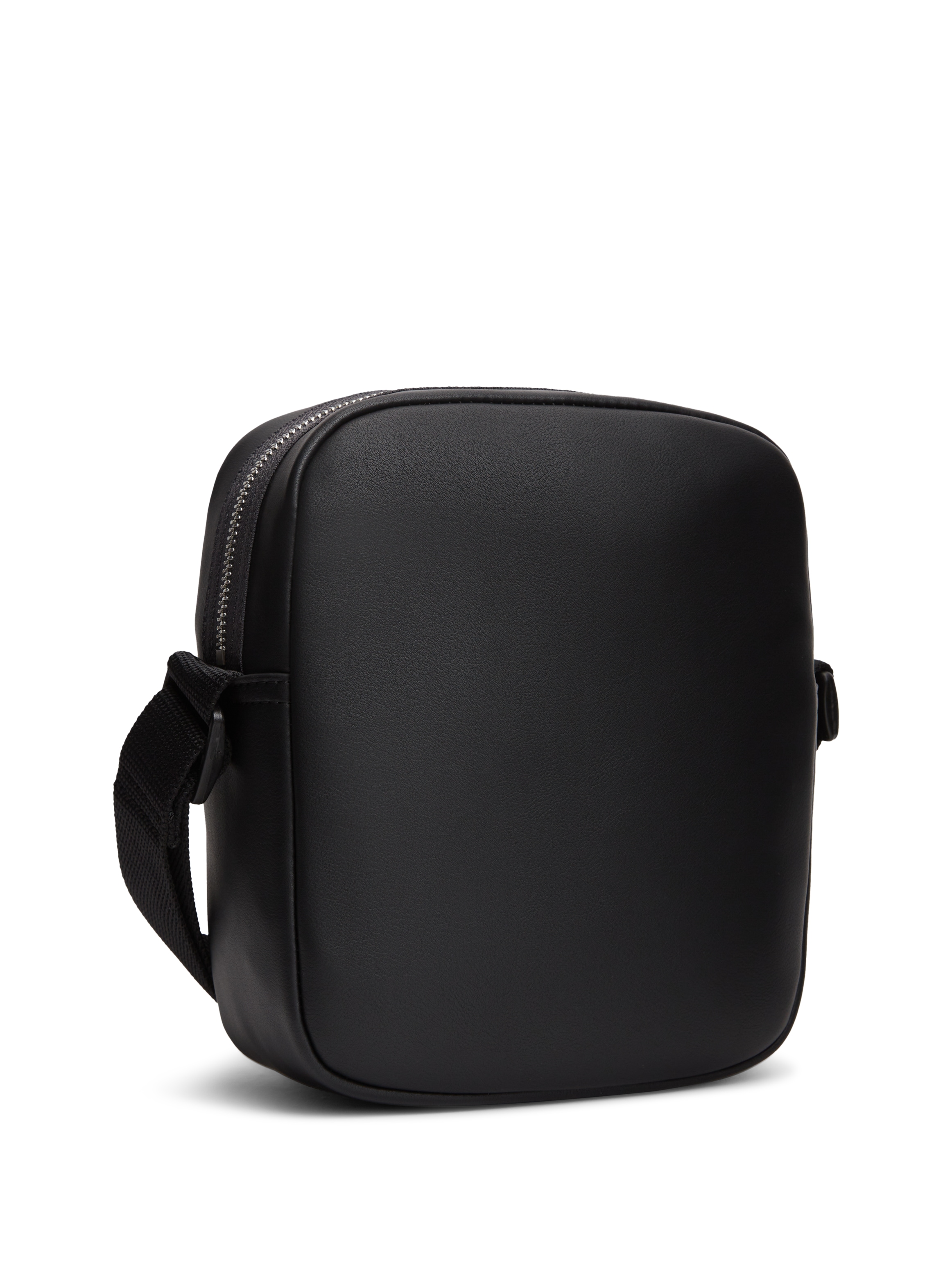 Tommy Jeans Sac à bandoulière »TJM ELEVATED PU REPORTER« Herren Schultertasche, Crossbodybag mit Logo-Aufnäher