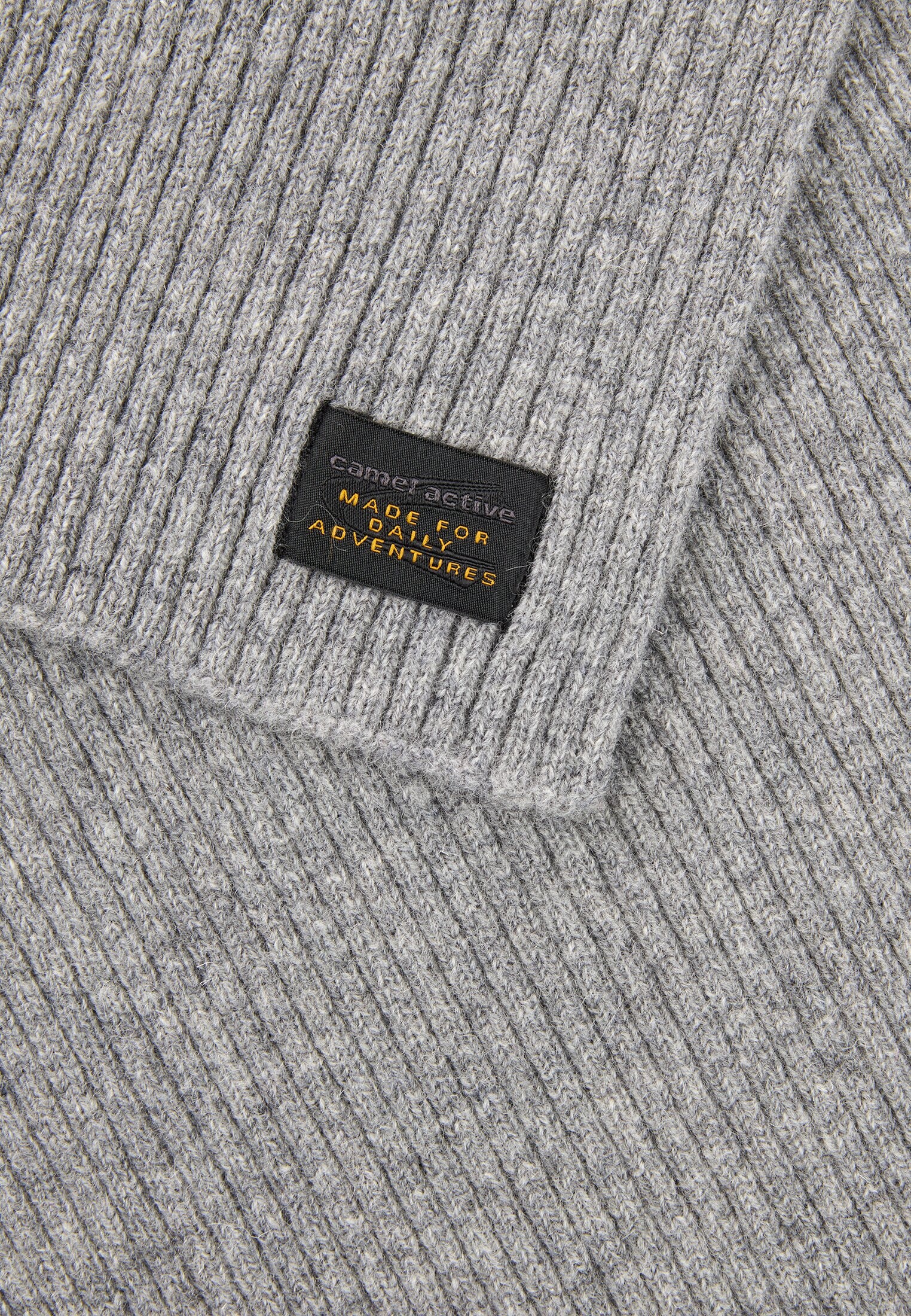 camel active Écharpe en laine in Ripp-Optik