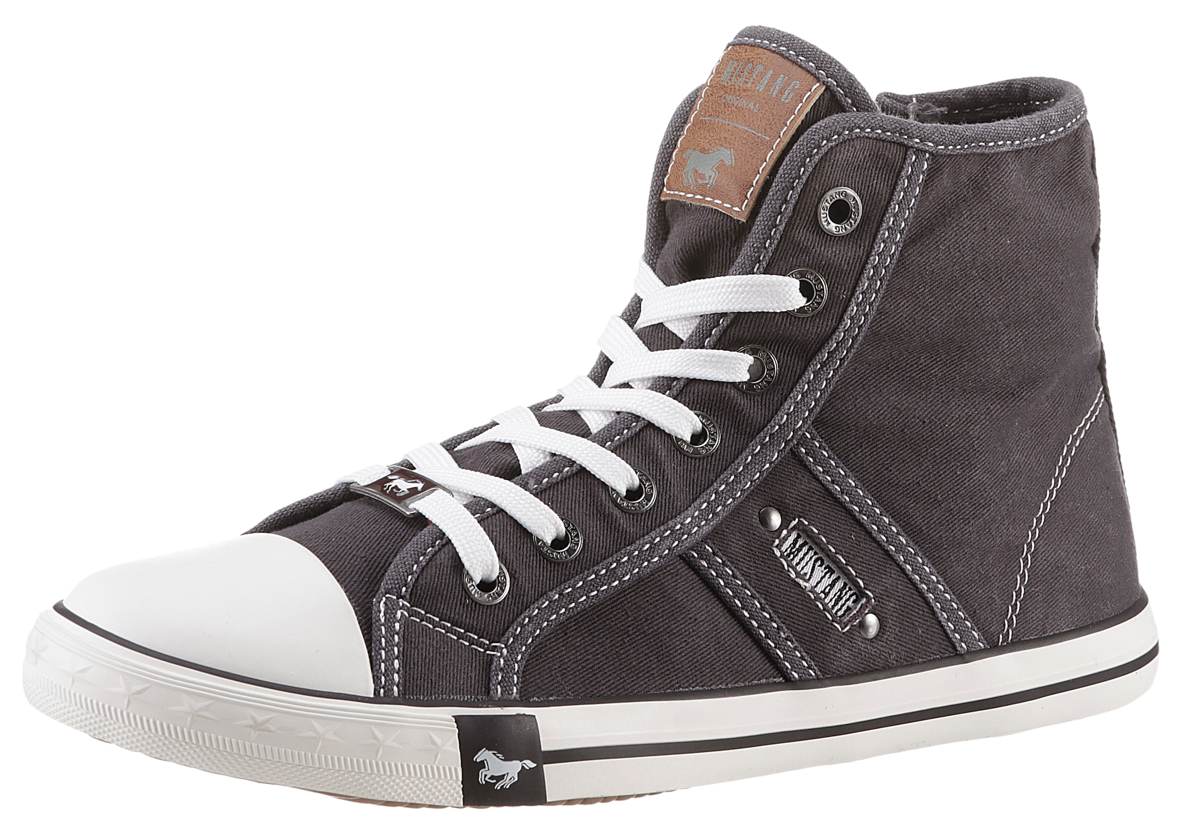 Sneaker »High-Top-Sneaker, Freizeitschuh«, High Top-Sneaker, Schnürschuh mit Label in...