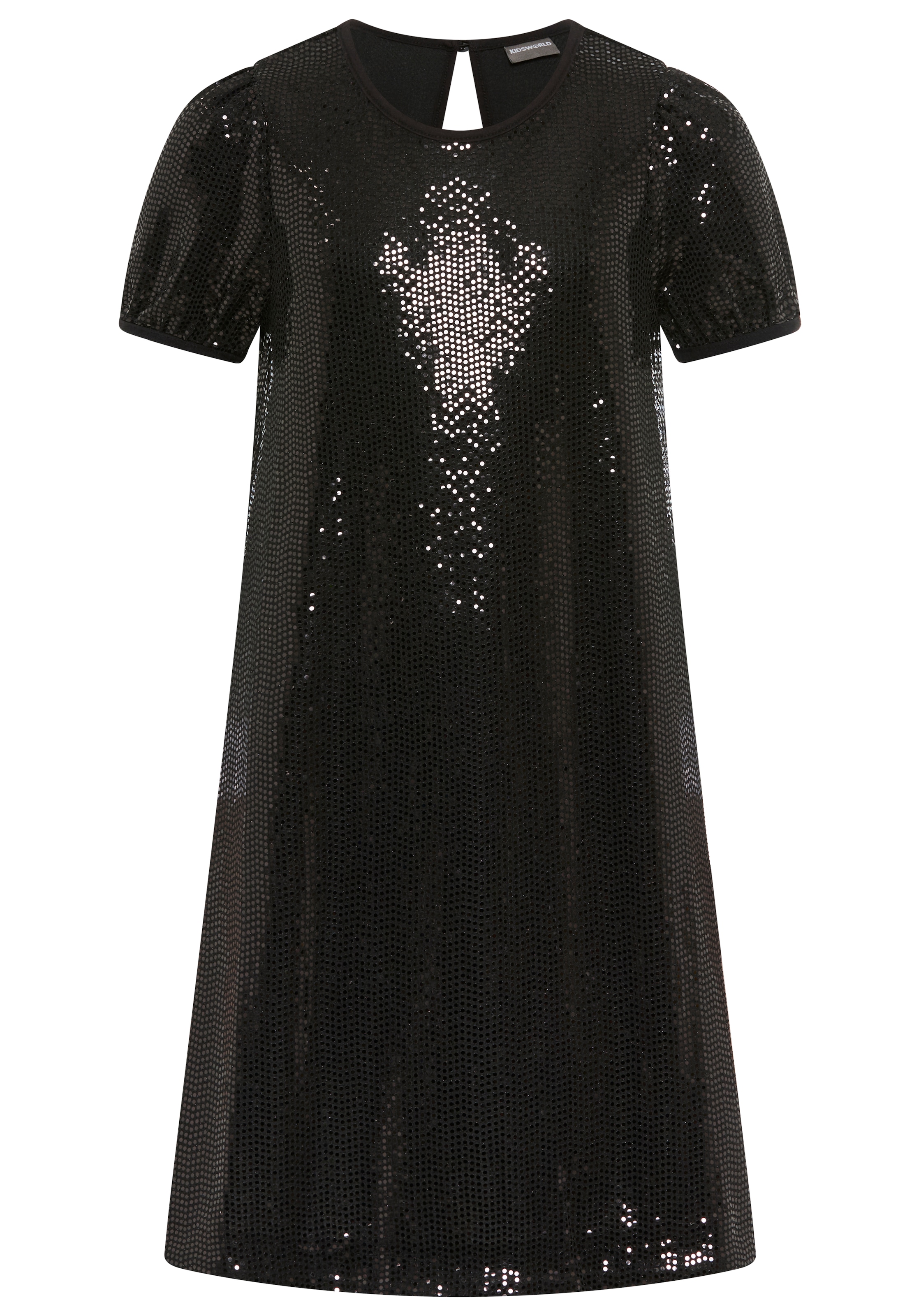 KIDSWORLD Robe en jersey »Shirtkleid in Pailletten-Allover-Design« Shirtkleid in Pailletten-Optik