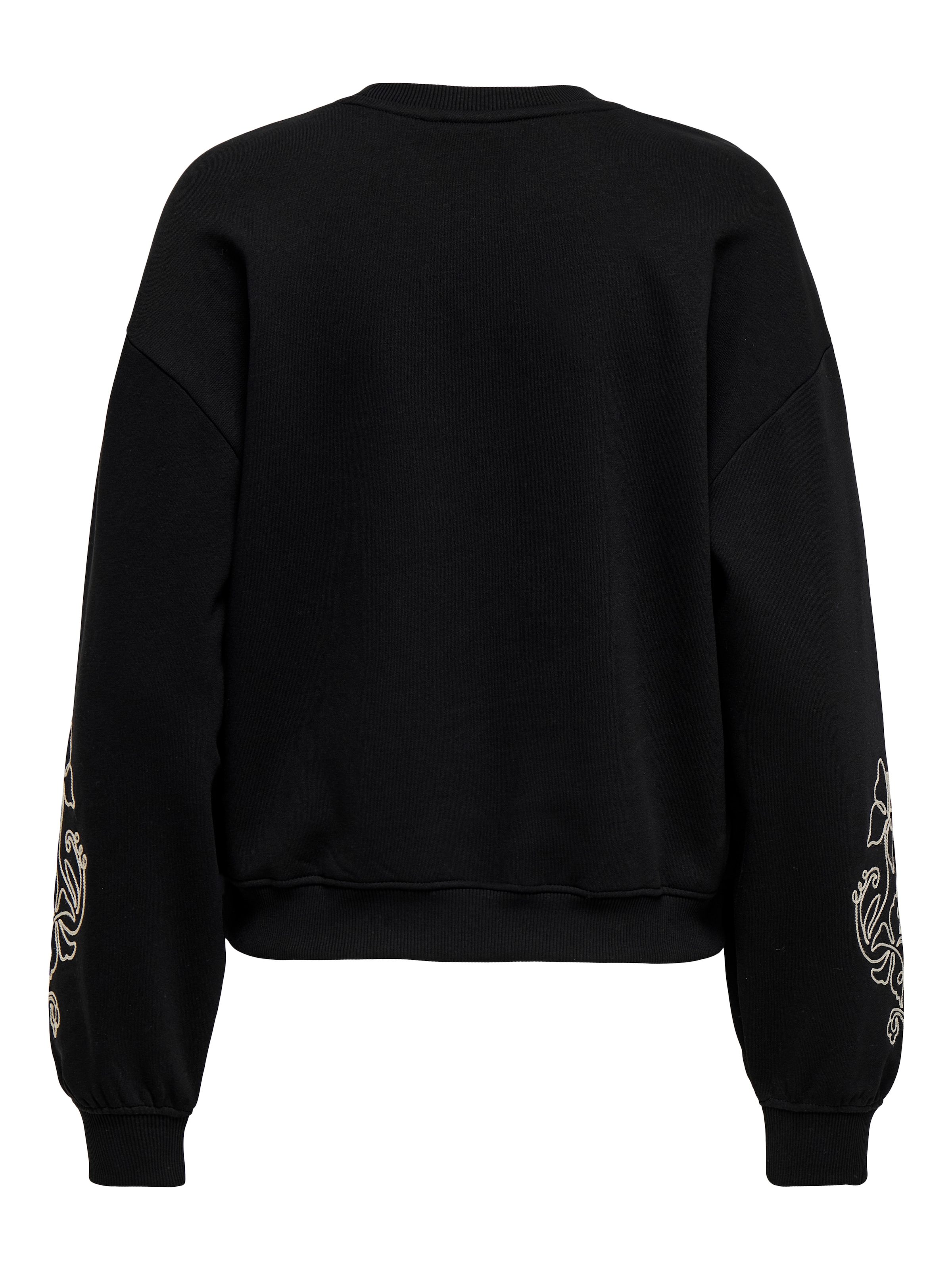 ONLY Sweatshirt »ONLBROOKE L/S O-NECK FLOWER SWT«, Baumwollmischung, regular fit
