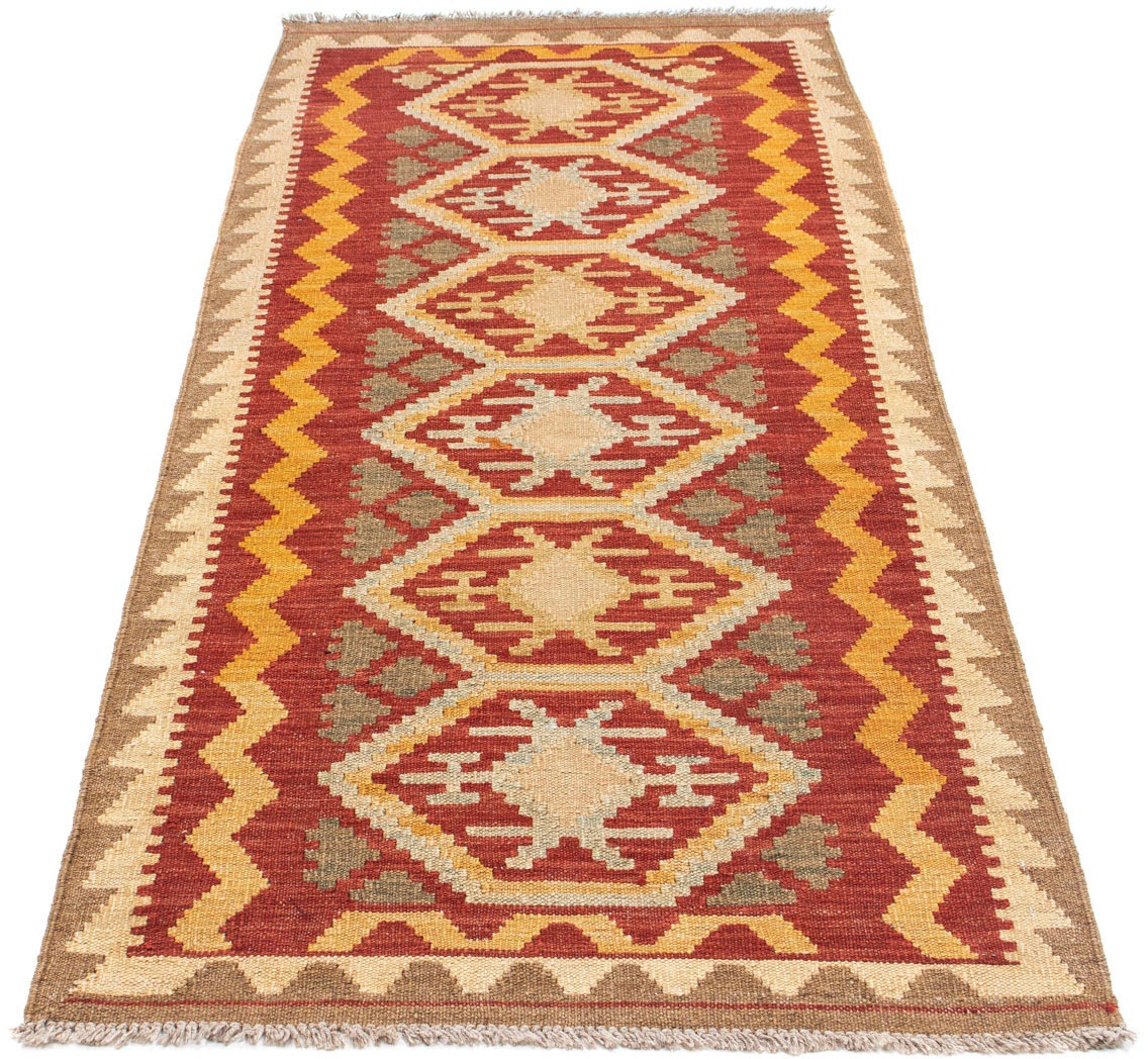 Image of morgenland Läufer »Kelim Medaillon Marrone chiaro 196 x 76 cm«, rechteckig, 0,4 mm Höhe, OrientOptik bei Ackermann Versand Schweiz