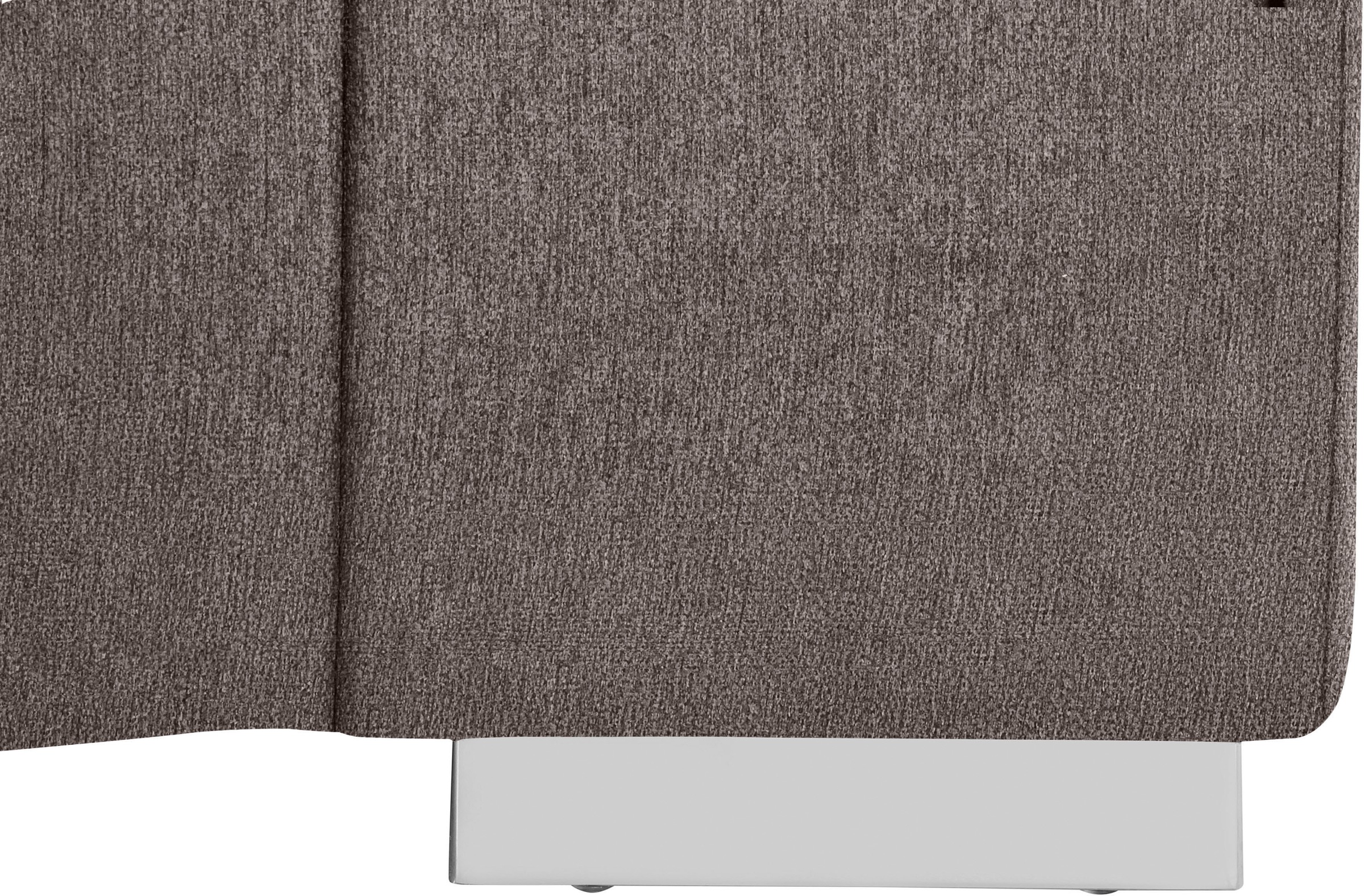 COTTA Ecksofa »Orion L-Form«, mit Kopfteilverstellung & 5 Nierenkissen
