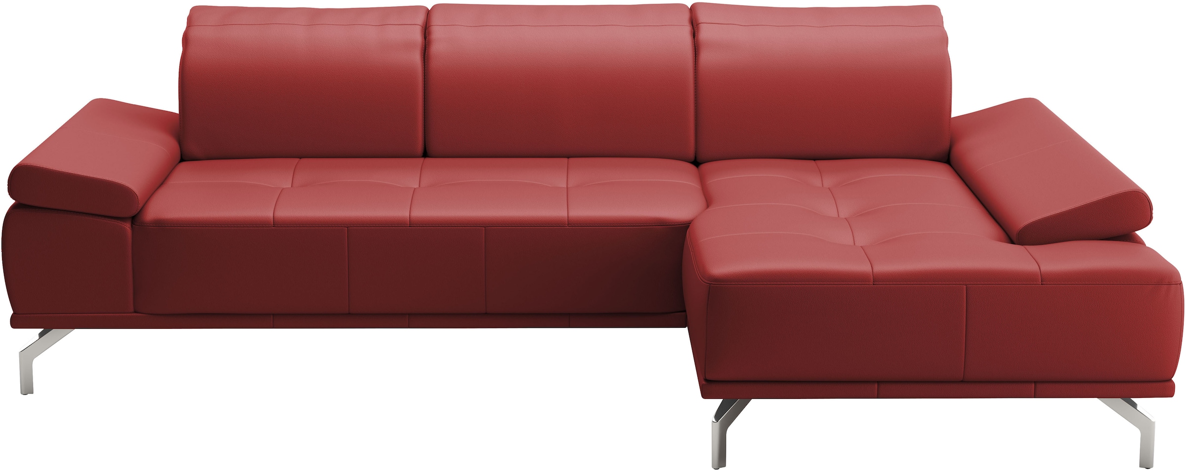 Places of Style Ecksofa »Caluna«, Inkl.Sitztiefenverstellung, wahlweise mit Kopf- und Armteilverstellung