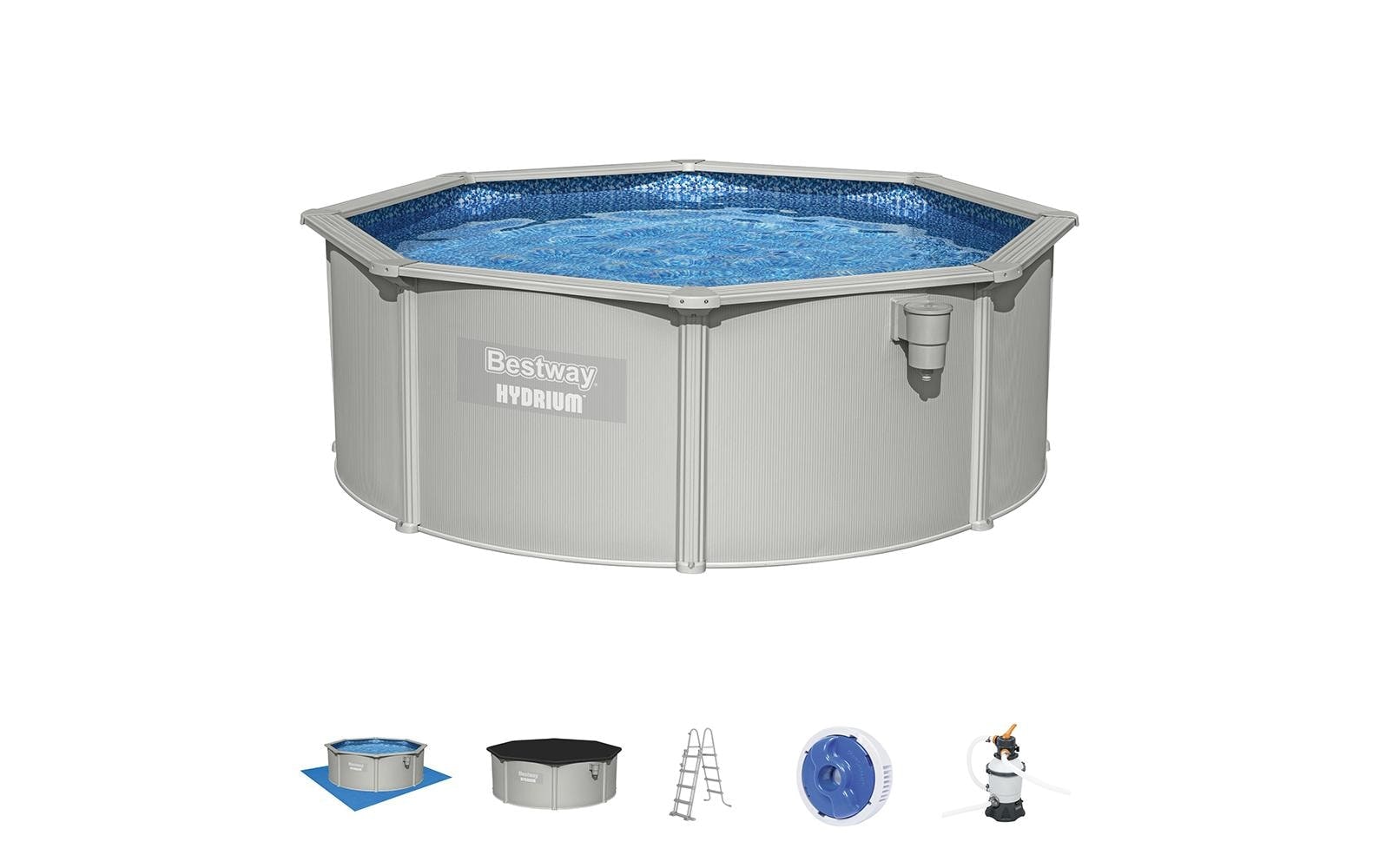 Bestway Pool »Hydrium Komplett-Set Ø 366 x 120 cm 122 cm«