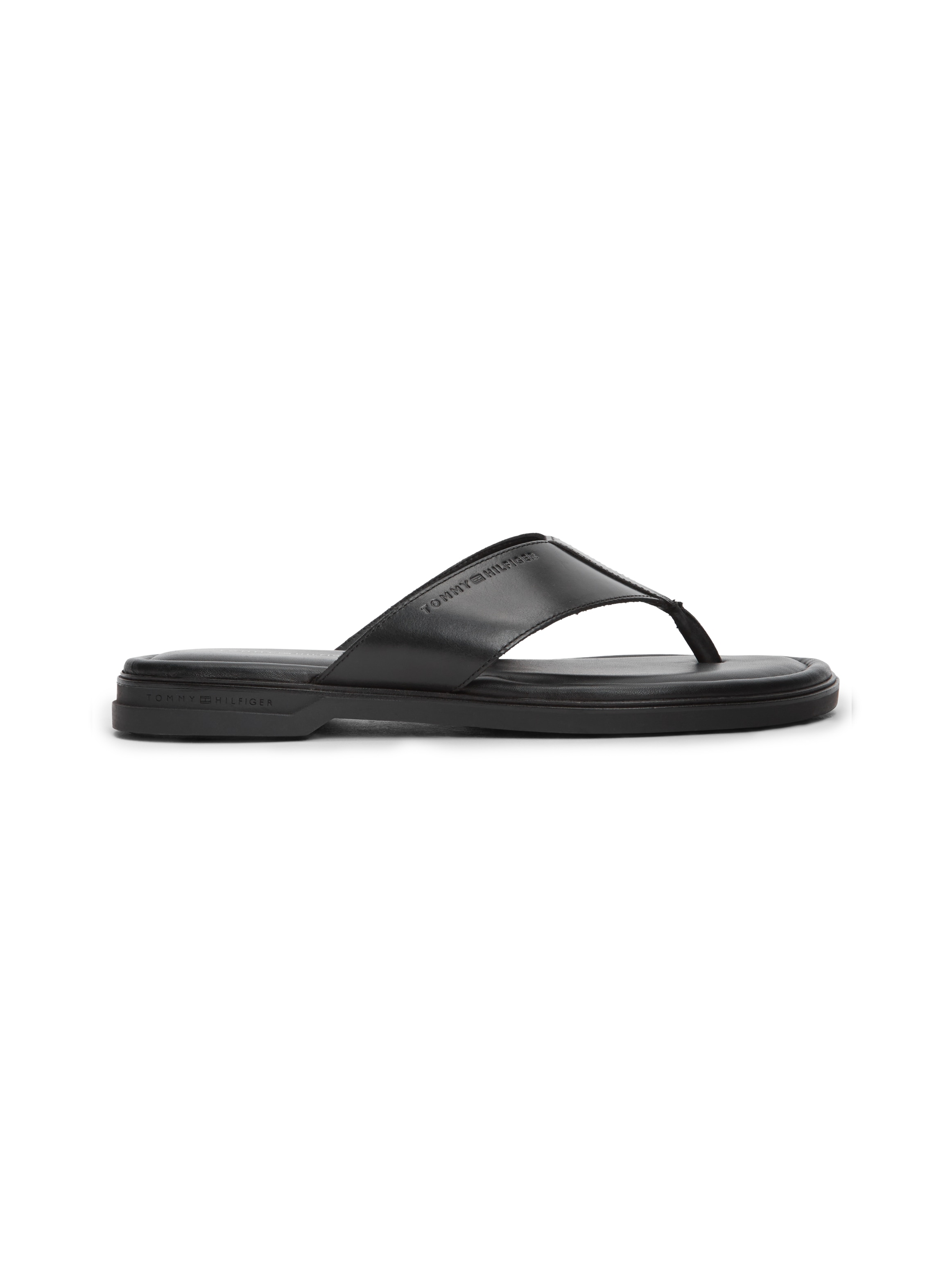 Tommy Hilfiger Séparateur d'orteils »PREMIUM COMFORT LTH TOE SANDAL«  Flats, Sommerschuh mit seitlicher Logoprägung