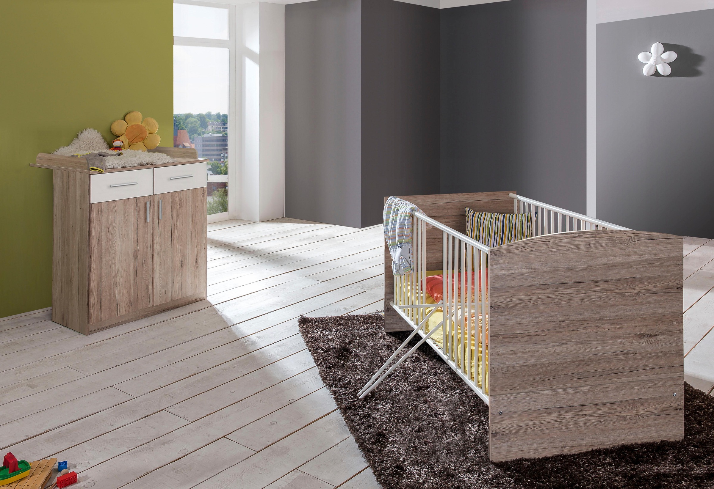 Image of Wimex Babymöbel-Set »York«, (Spar-Set, 2 St.), Bett + Wickelkommode bei Ackermann Versand Schweiz