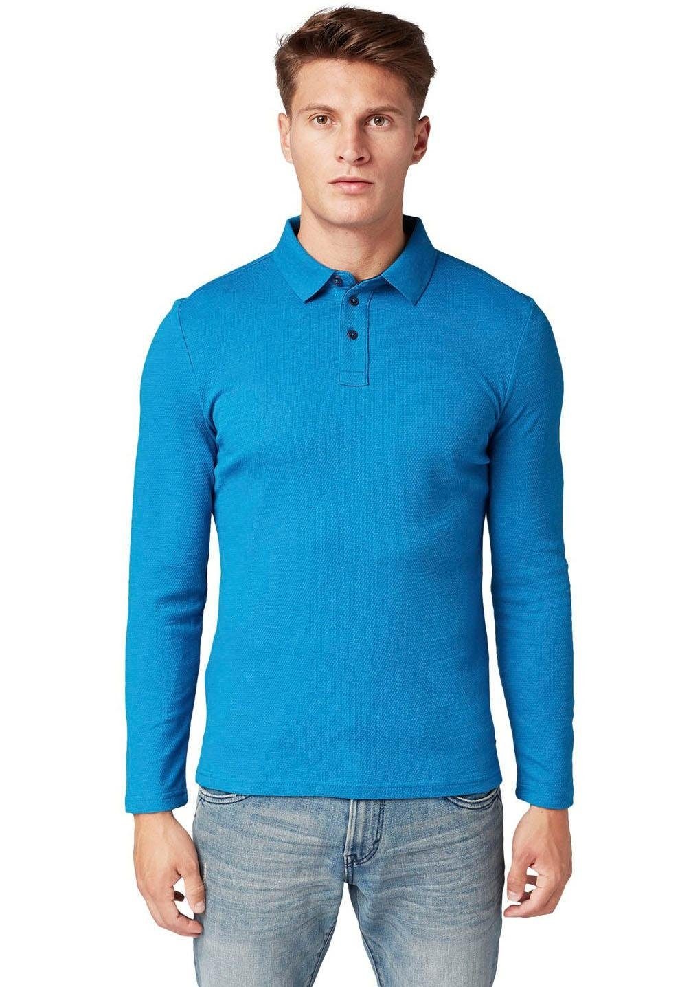 Image of TOM TAILOR Langarm-Poloshirt, im klassischen Basiclook bei Ackermann Versand Schweiz