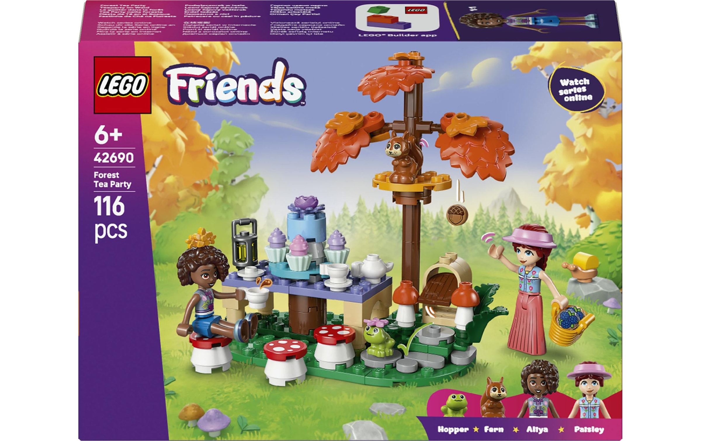 LEGO® Konstruktionsspielsteine »Teeparty im Wald (42690), LEGO Friends« Made in Europe