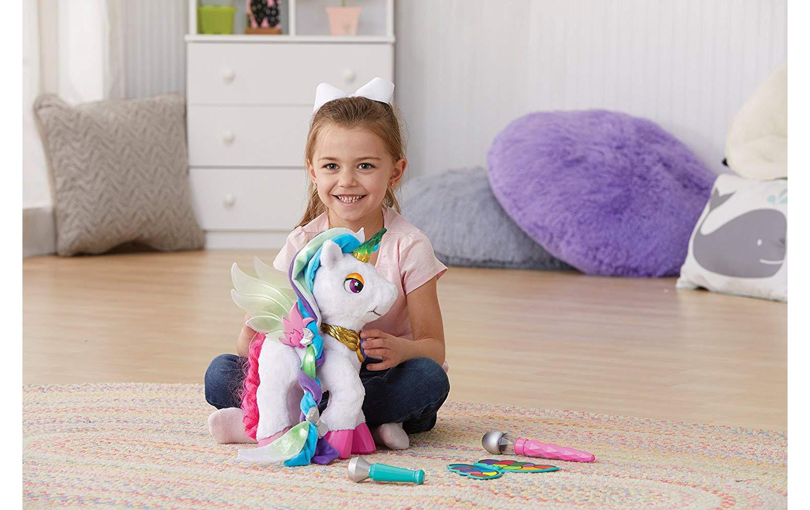 Vtech® Plüschfigur »Mila, mein Farbzauber-Einhorn«