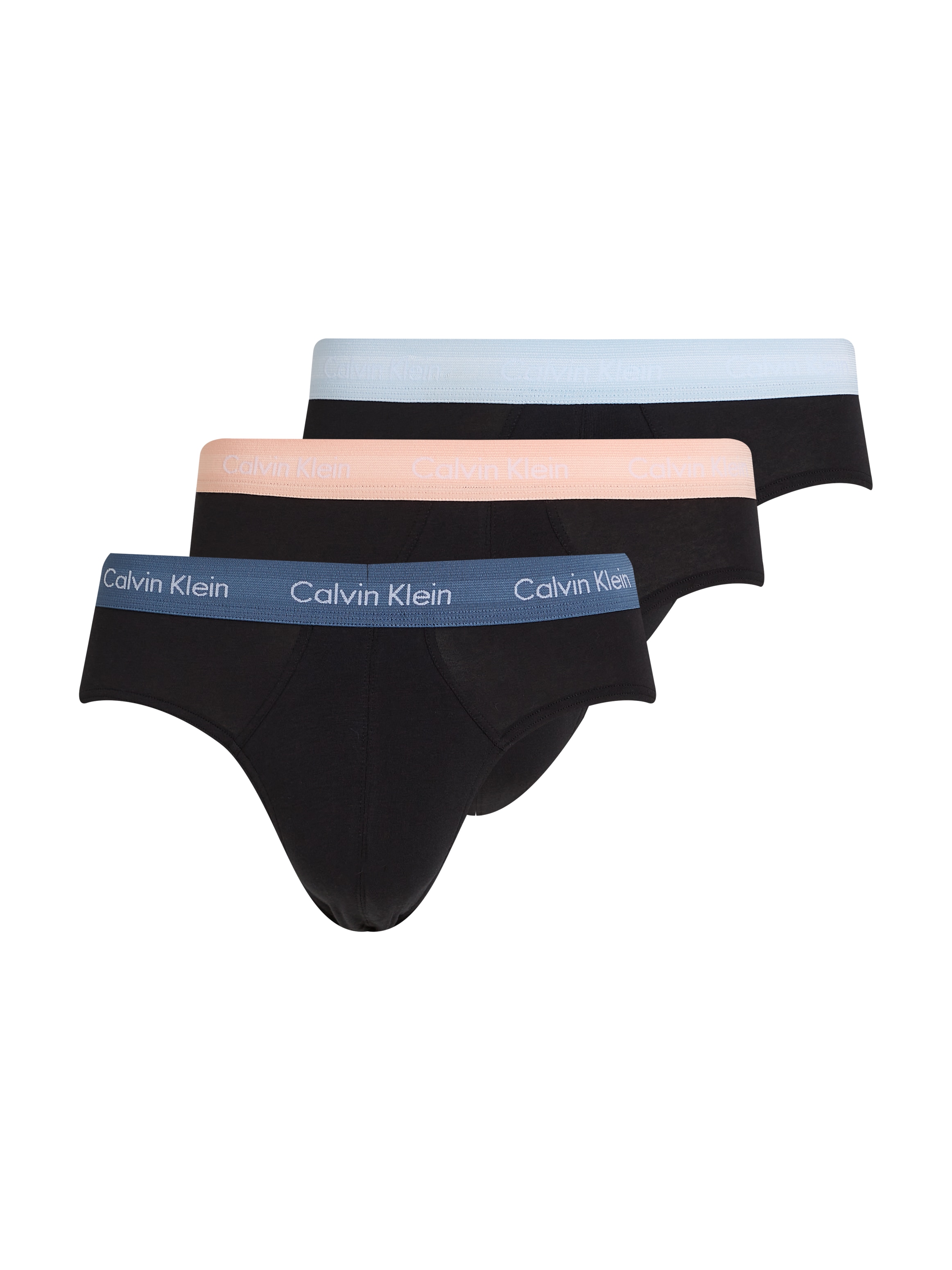 Image of Calvin Klein Underwear Hipster "CK HIP BRIEF 3PK" 3 Stk. mit farbigem Webbund