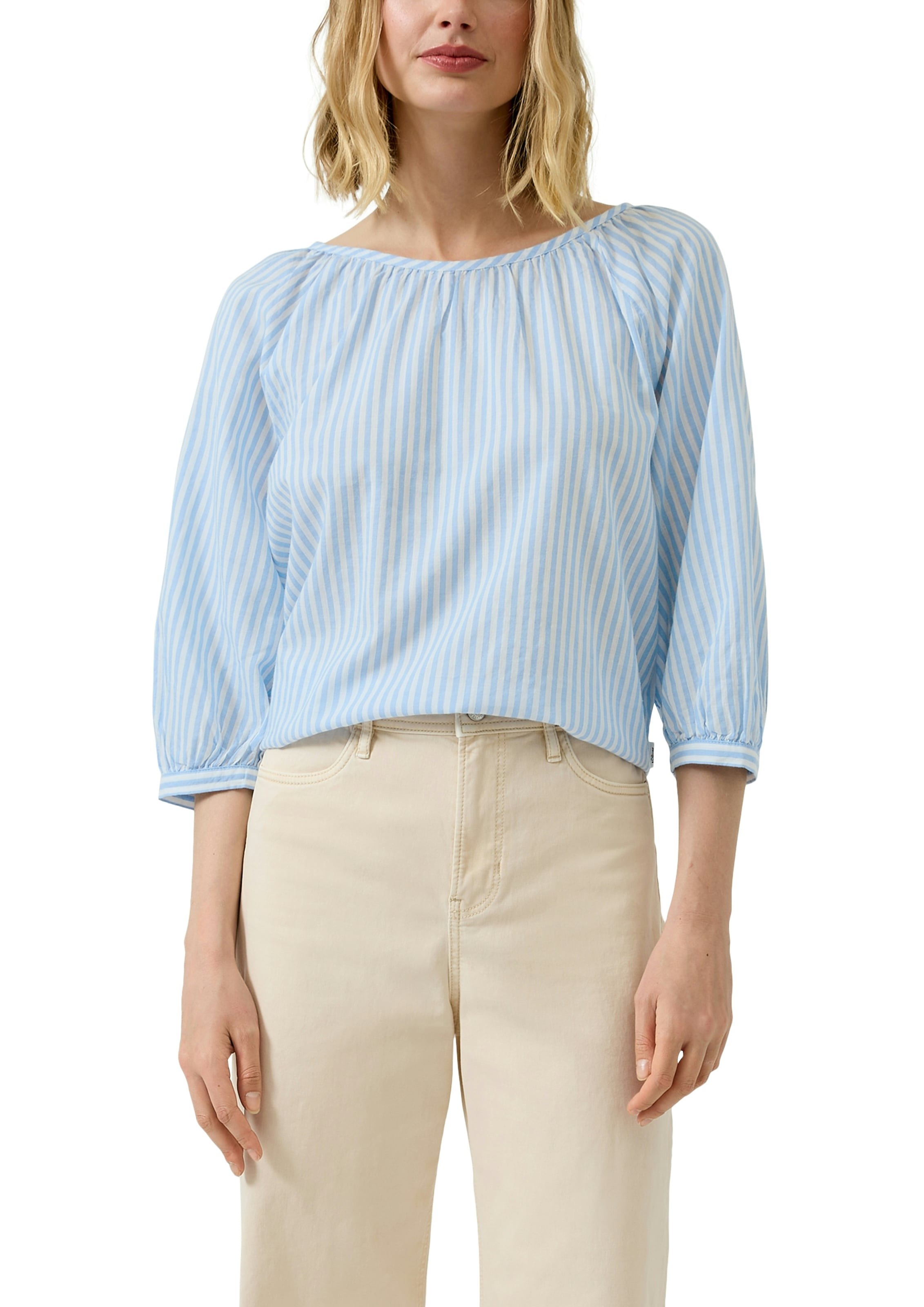 Image of s.Oliver Klassische Bluse mit Streifen Muster