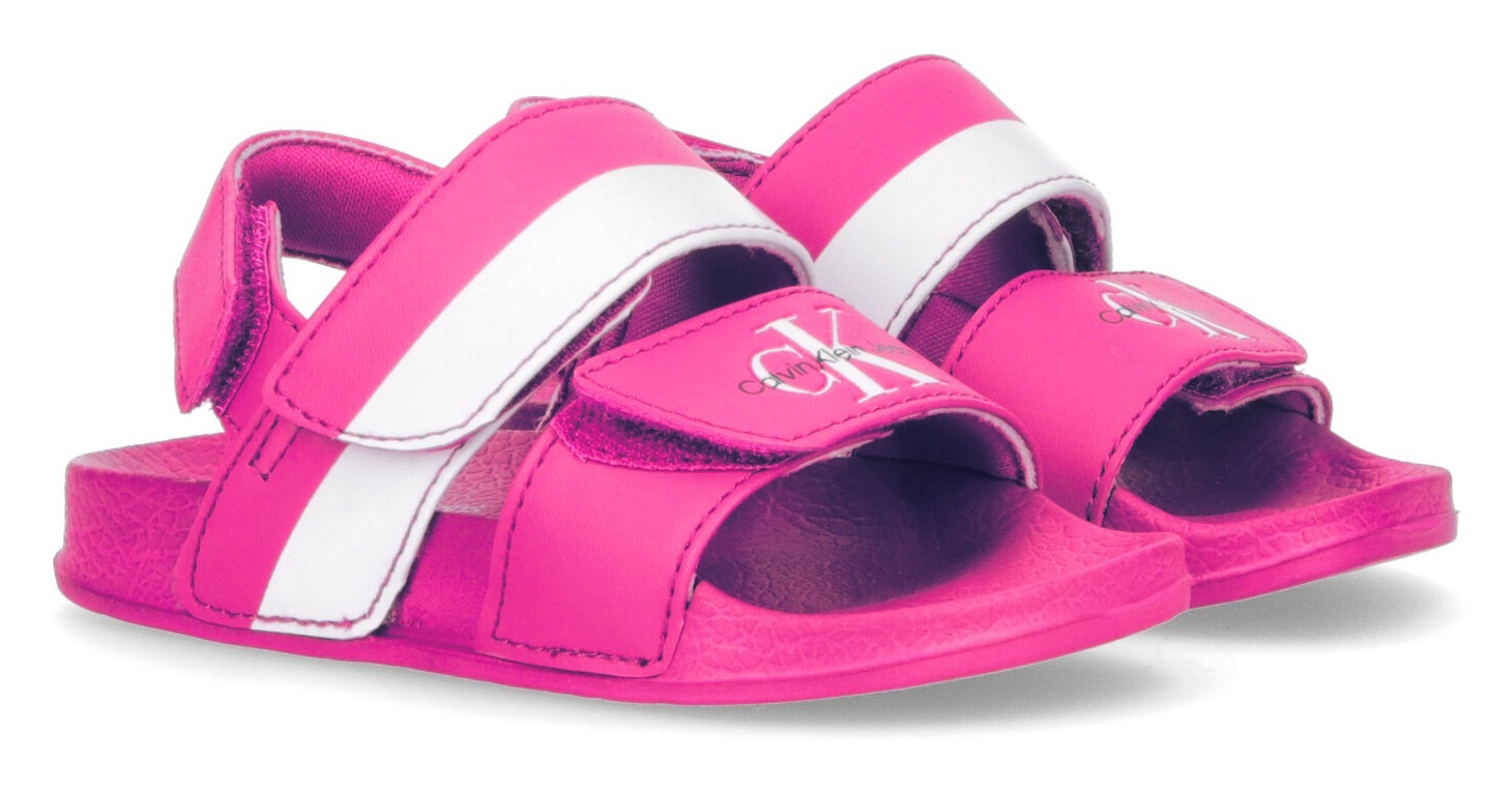 Image of Calvin Klein Jeans Riemchensandale, in zweifarbiger Optik bei Ackermann Versand Schweiz