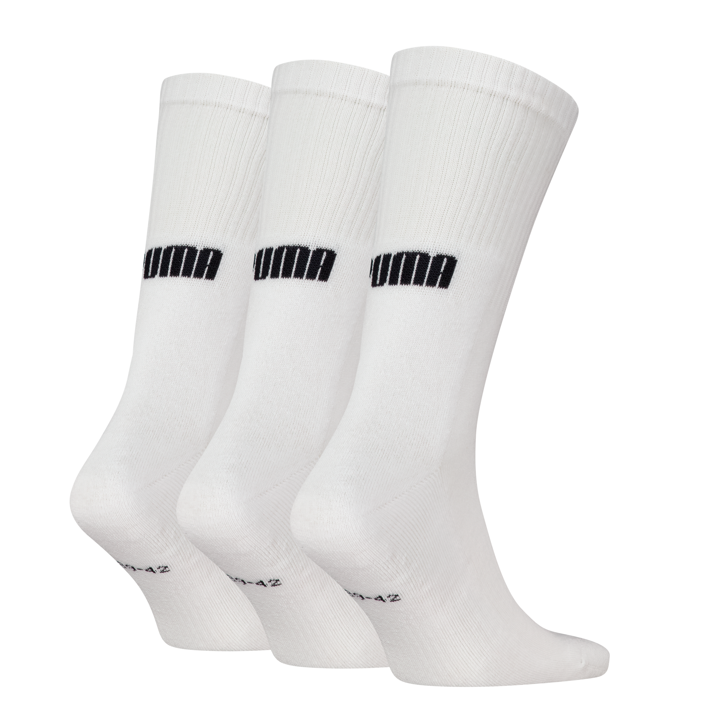 PUMA Chaussettes »PUMA UNISEX CUSHIONED NEXT CREW 3P« 3 Paar, 3 Couple tlg. mit Zonenpolsterung für zusätzlichen Komfort