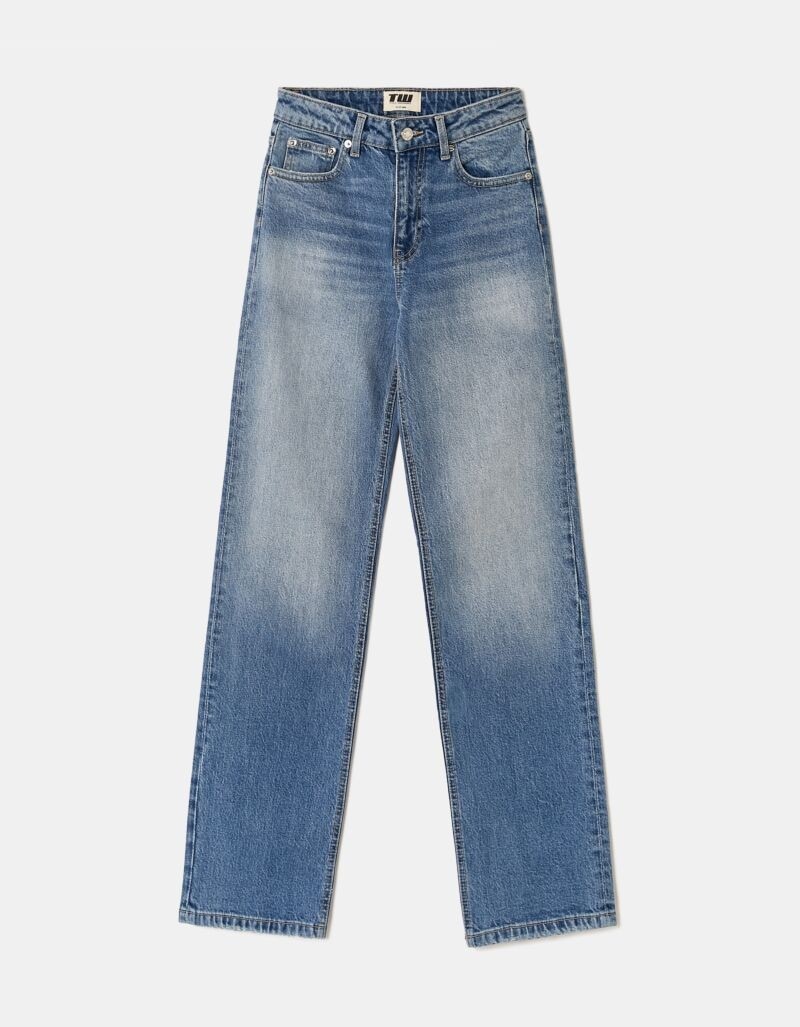 Tally Weijl High-waist-Jeans »SPADEPEPPER« Baumwollmischung, High-Waist mit geradem Beinverlauf