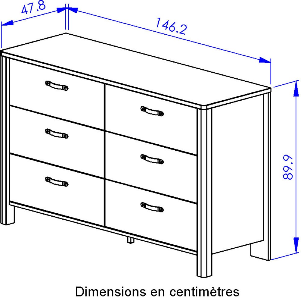 Gami Ensemble de chambre à coucher »Schlazimmer-Set N°1 Auriol« 5 cuis tlg. Praktisches, elegantes und modernes Schlafzimmer
