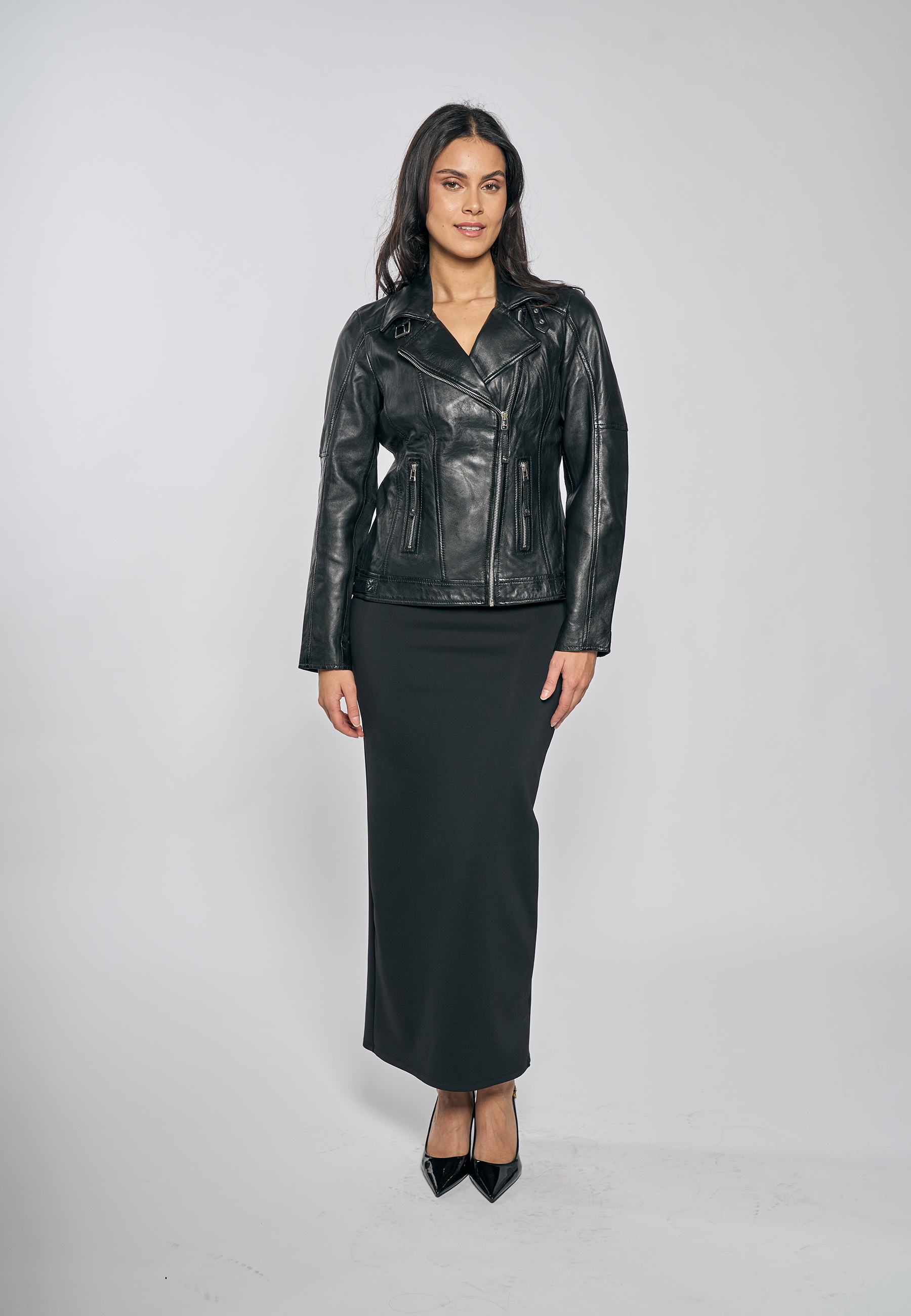 Freaky Nation Lederjacke »Aliet-FN«