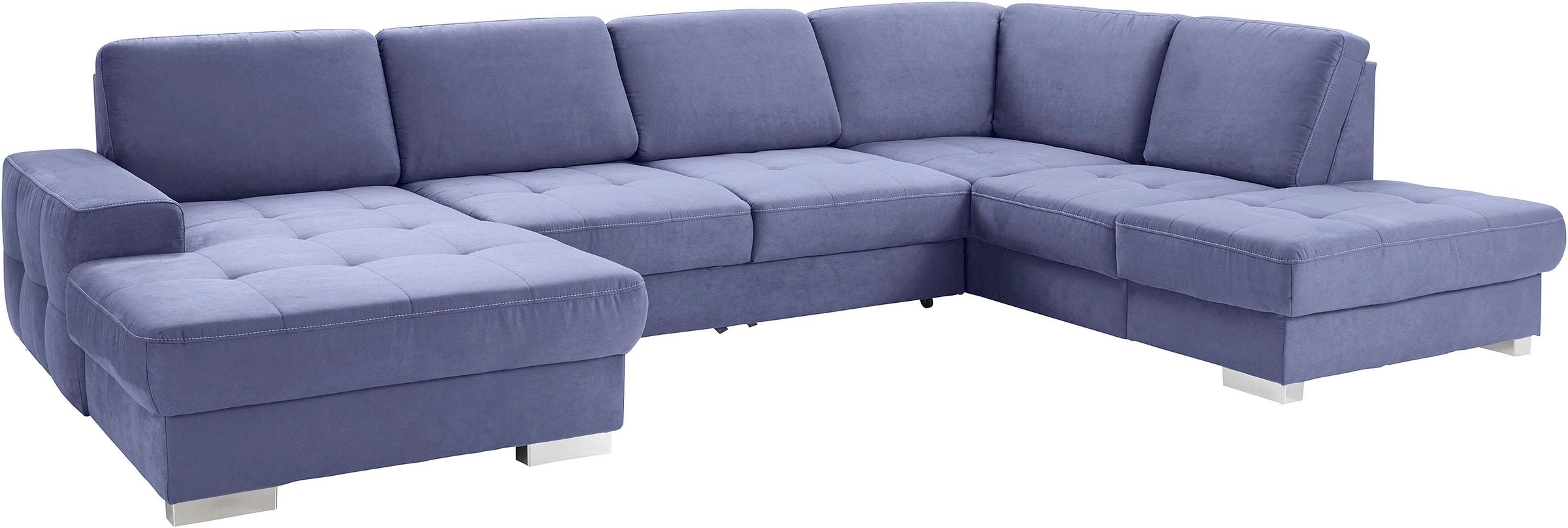 sit&more Wohnlandschaft »Santorini U-Form«, mit Federkern und Sitztiefenverstellung, wahlweise mit Bettfunktion